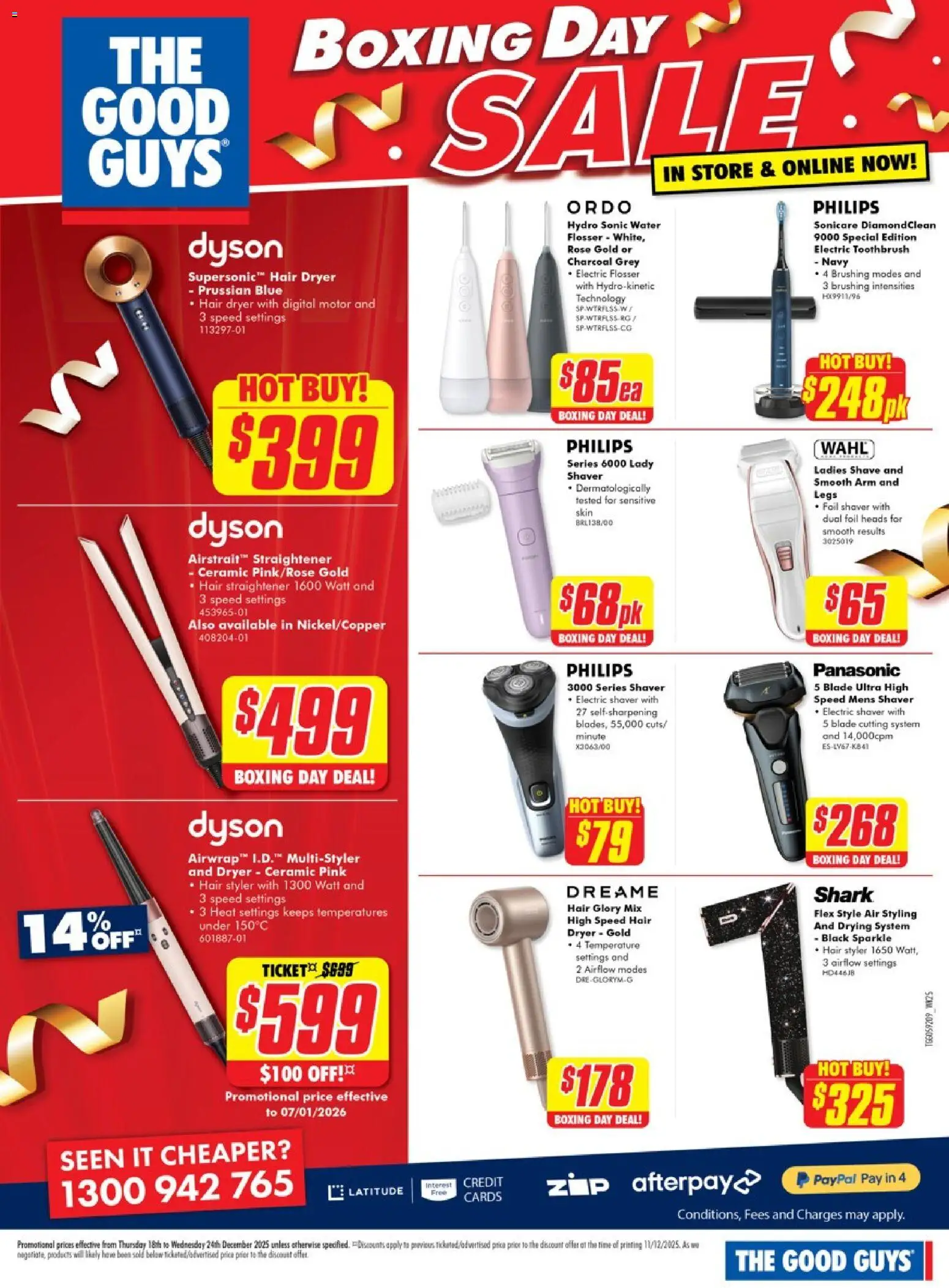 The Good Guys catalogue - valid from 17.12.2025 | Page: 12 | Products: Diamond, Toothbrush, Hair styler, Electric shaver