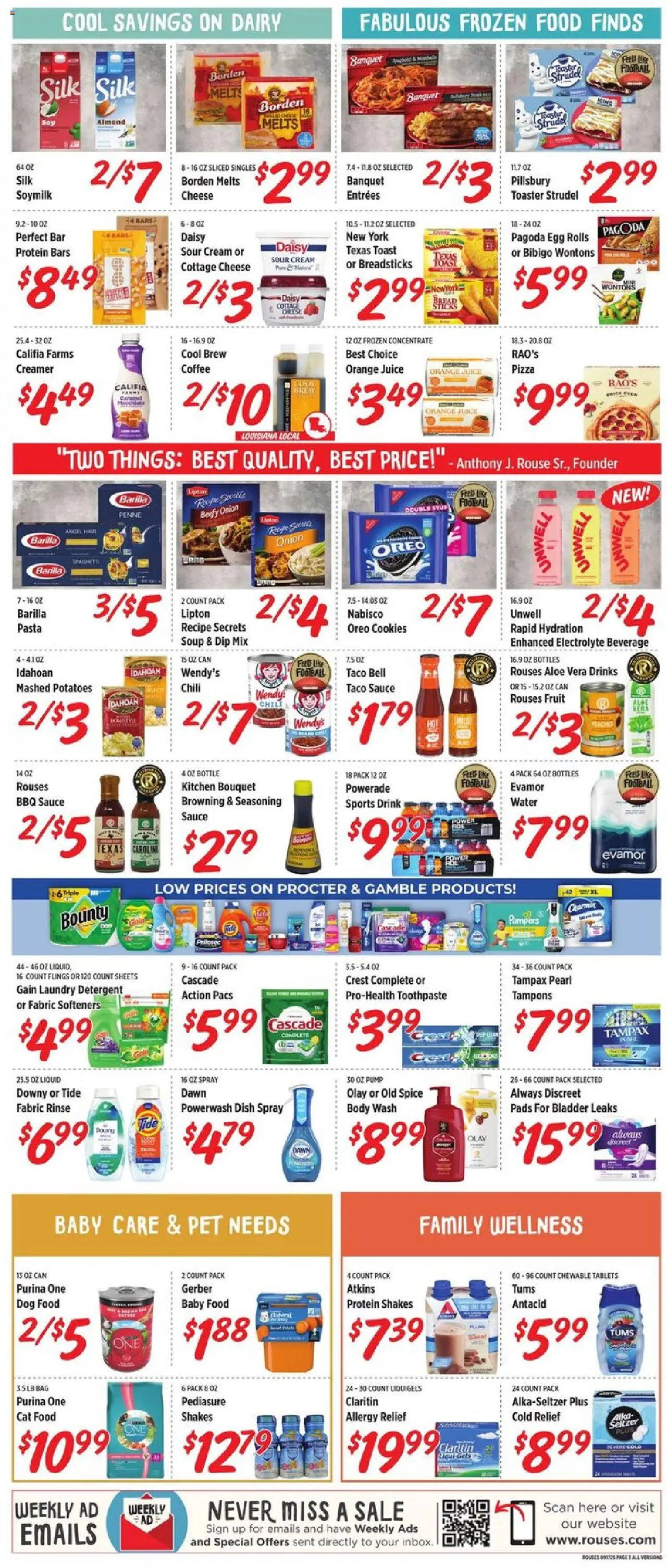 Rouses Weekly Ad - valid from 17.09.2025 | Page: 6 | Products: Pump, Body Wash, Water, Oven