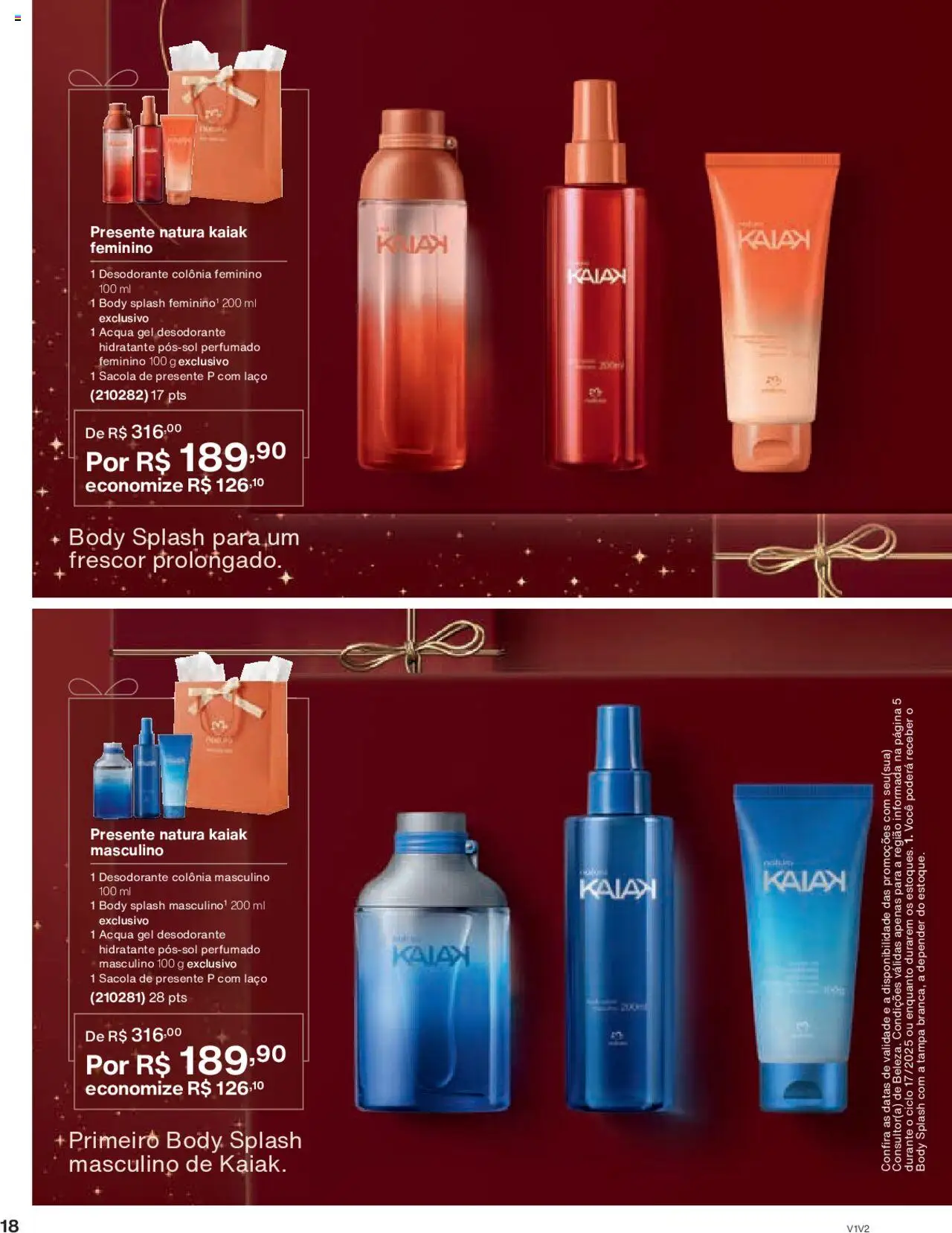 Natura Folheto - válido de 14.10.2025 | Página: 18 | Produtos: Desodorante, Body