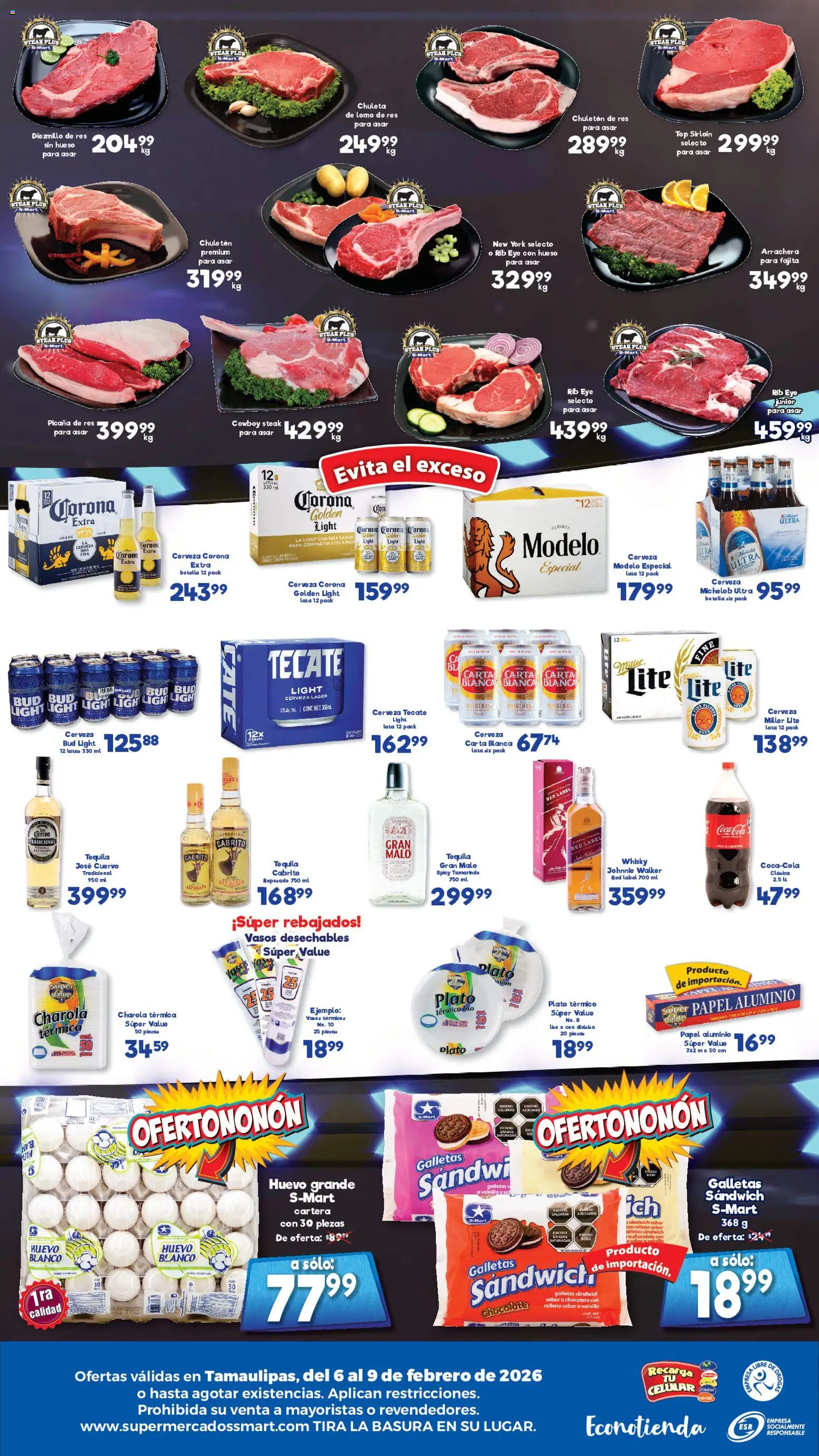 Nuevas ofertas de S-Mart válidas en toda la República Mexicana desde el 06.02.2026. ¡Encuentra las mejores ofertas en S-Mart folleto Ofertas de feria Reynosa! | Página: 2