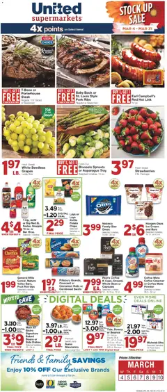 Preview of United Supermarkets weekly ads valid from 04.03.2026