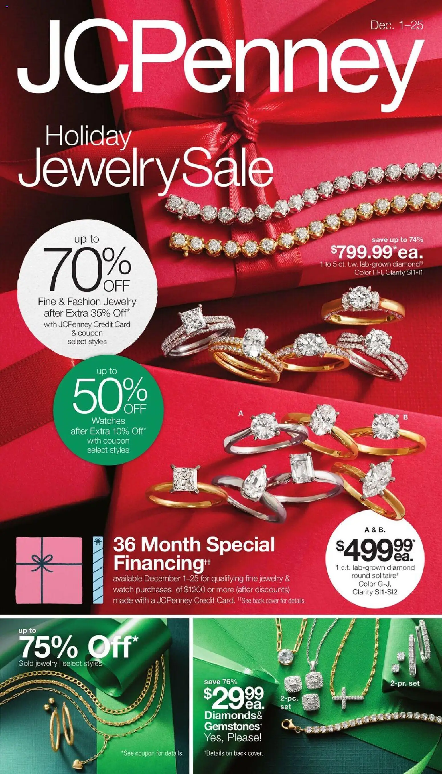 JCPenney Holiday Jewelry Sale - valid from 01.12.2025 | Page: 1
