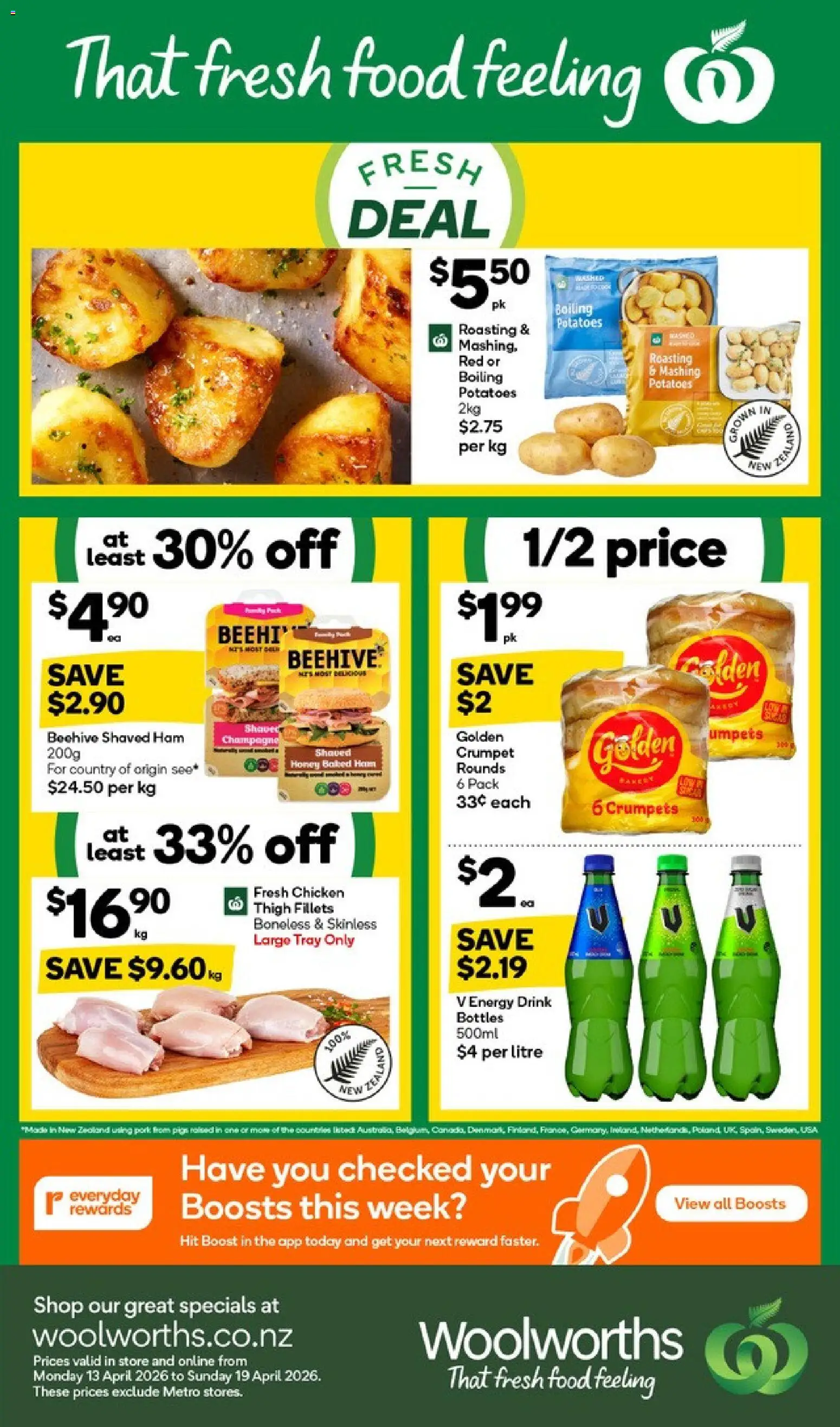 Woolworths catalogue from 13.04.2026 | Page: 1