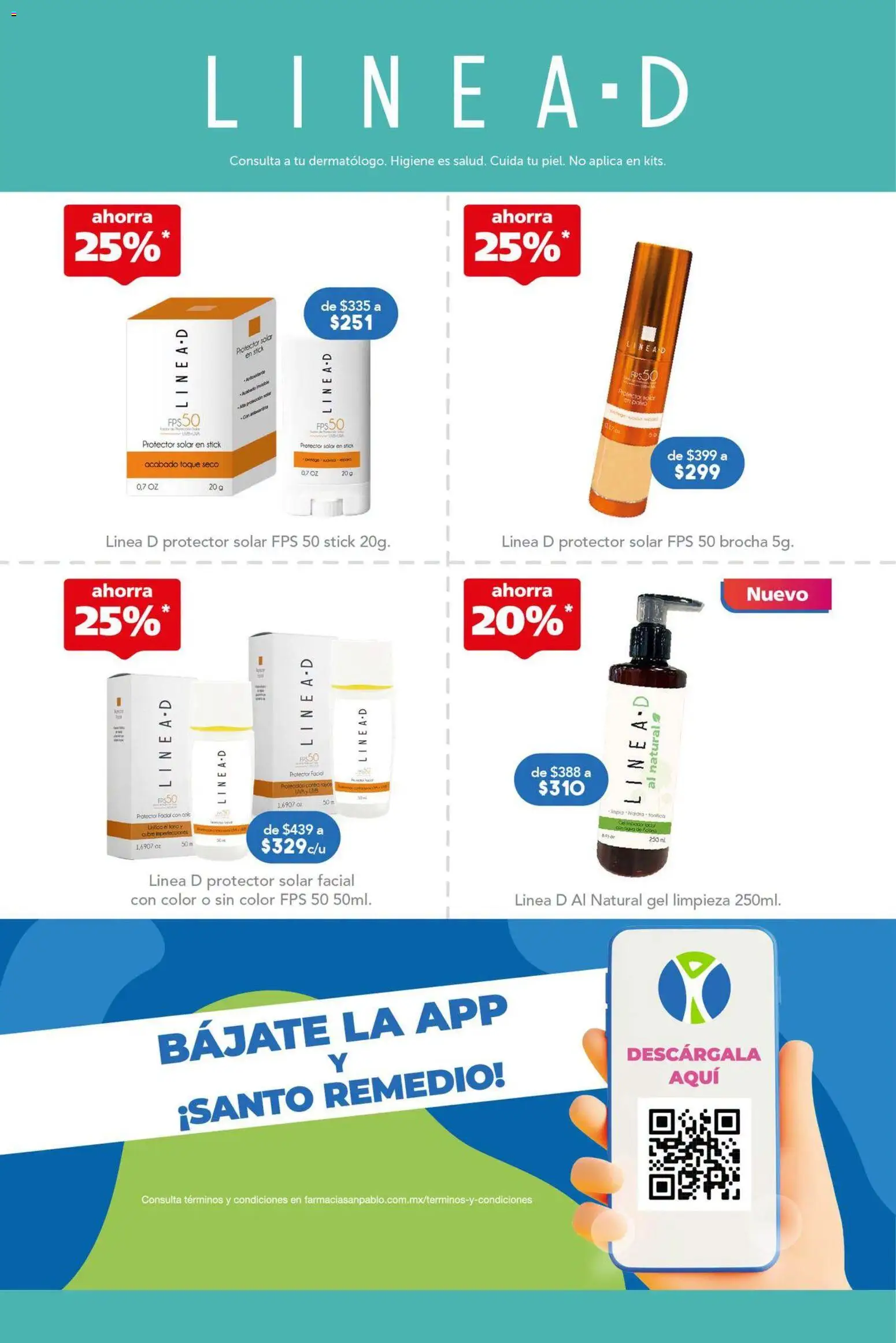 Nuevas ofertas de Farmacia San Pablo válidas en toda la República Mexicana desde el 19.04.2026. ¡Encuentra las mejores ofertas en Farmacia San Pablo catálogo! | Página: 11 | Productos: Protector solar