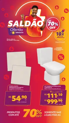 Telhanorte - Ofertas atuais - Pré-Visualização do folheto da loja Telhanorte, válido de 26.12.2025