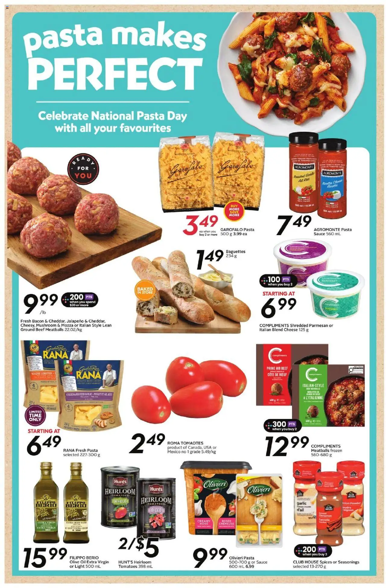 Safeway flyer valid from 16.10.2025 | Page: 18 | Products: Beef, Pasta, Powder, Chicken
