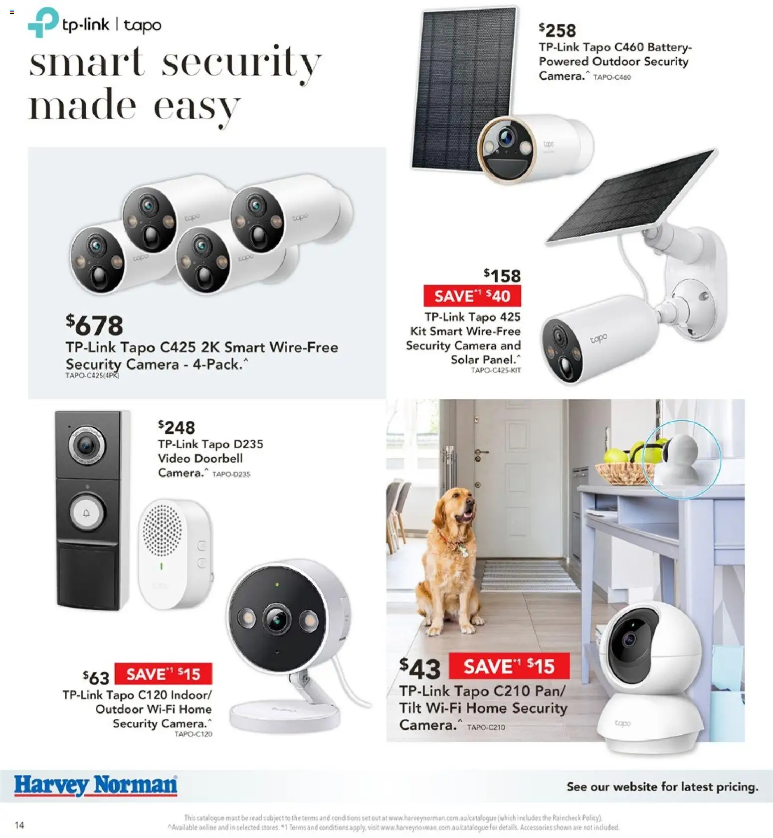 Harvey Norman catalogue - valid from 15.03.2026 | Page: 14 | Products: Battery, Accessories, Doorbell, Camera