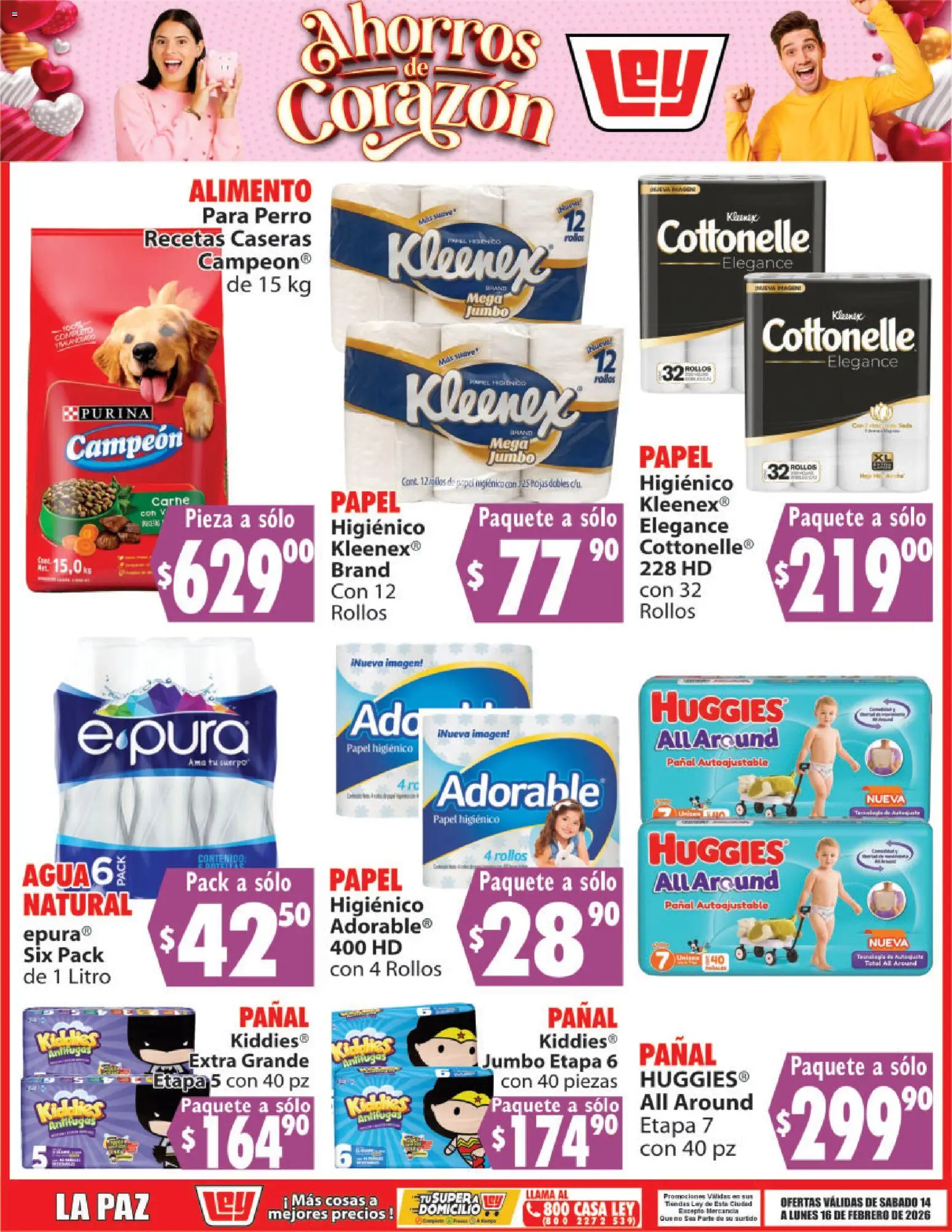 Nuevas ofertas de Casa Ley válidas en toda la República Mexicana desde el 14.02.2026. ¡Encuentra las mejores ofertas en Casa Ley folleto Ahorros de Corazón! | Página: 14