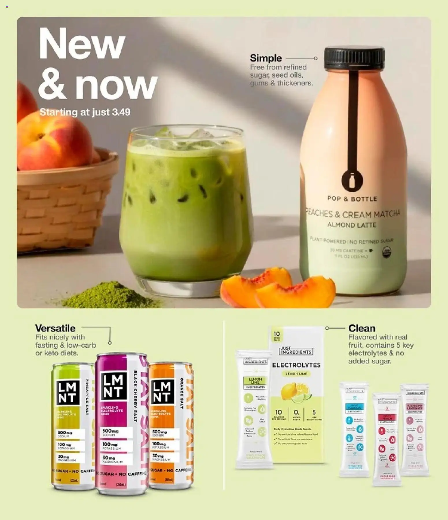 Target Weekly Ad - valid from 08.03.2026 | Page: 31 | Products: Peaches, Cream, Lemon, Lime