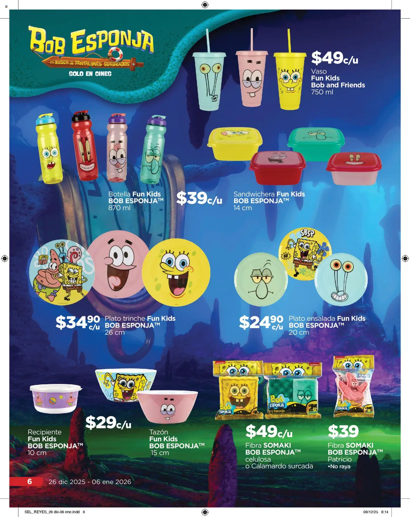 Nuevas ofertas de Chedraui válidas en toda la República Mexicana desde el 26.12.2025. ¡Encuentra las mejores ofertas en Chedraui folleto  Llevarte más cuesta menos! | Página: 6 | Productos: Pantalones, Sandwichera, Esponja, Botella