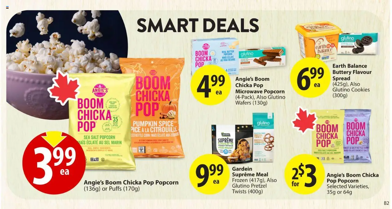 Save on foods flyer valid from 02.10.2025 | Page: 28 | Products: Cookies, Kettle, Butter, Pumpkin