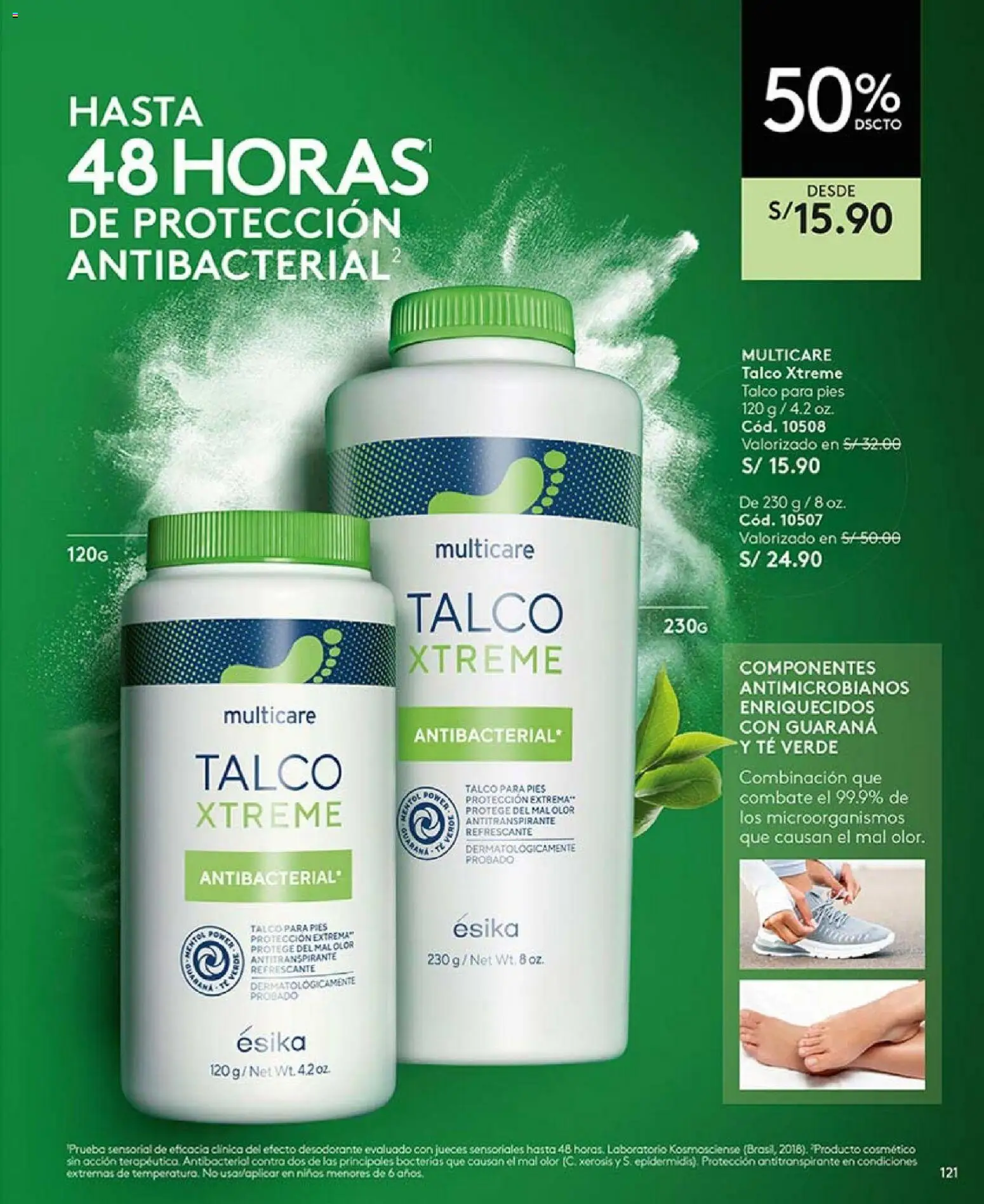 Catálogo Ésika válido desde 27.12.2025 | Página: 121 | Productos: Desodorante, Antitranspirante, Té