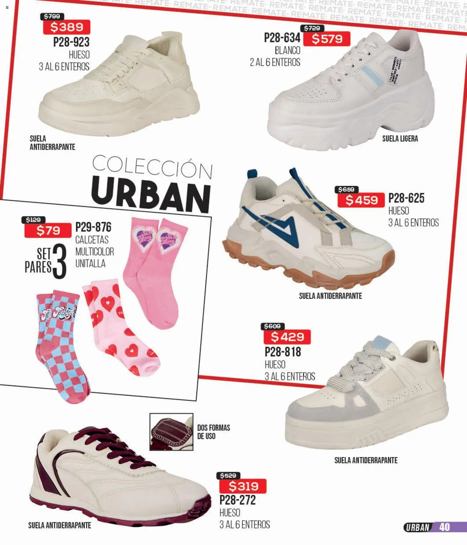 Nuevas ofertas de Cklass válidas en toda la República Mexicana desde el 16.02.2026. ¡Encuentra las mejores ofertas en Cklass catálogo Remate Ropa! | Página: 174 | Productos: Calcetas