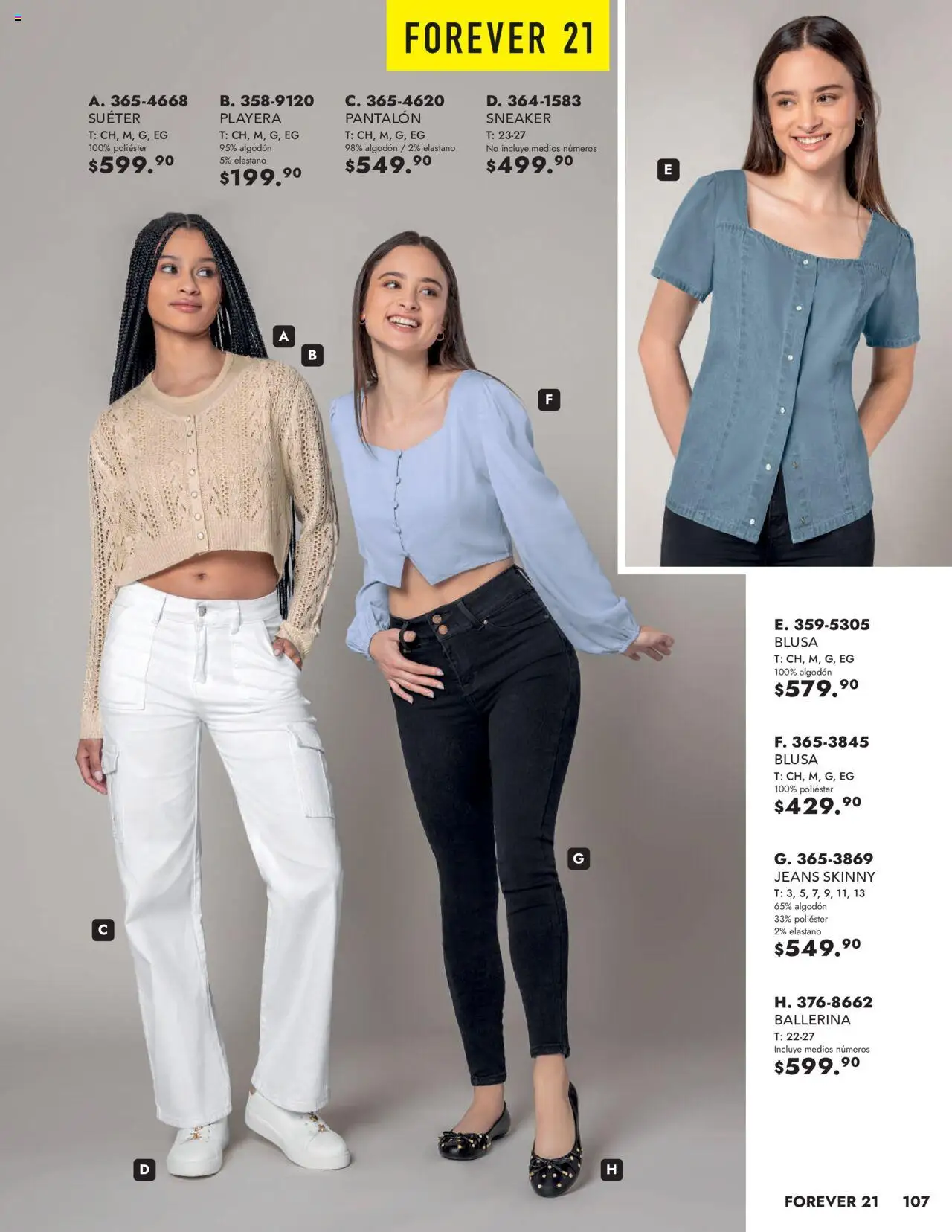 Nuevas ofertas de Andrea válidas en toda la República Mexicana desde el 25.05.2025. ¡Encuentra las mejores ofertas en Andrea - Catálogo Vestir Exterior! | Página: 107 | Productos: Blusa, Suéter, Algodón, Playera