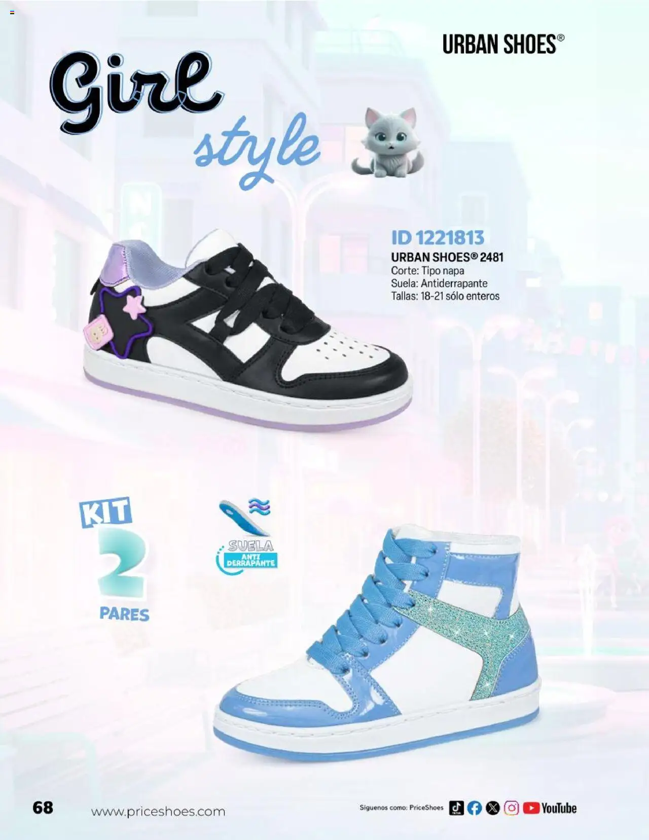 Nuevas ofertas de Price Shoes válidas en toda la República Mexicana desde el 23.04.2025. ¡Encuentra las mejores ofertas en Price Shoes catálogo Kids! | Página: 68