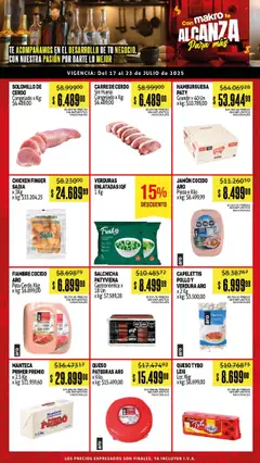 Vista previa Makro ofertas Gastronómicas válido desde el 17.07.2025