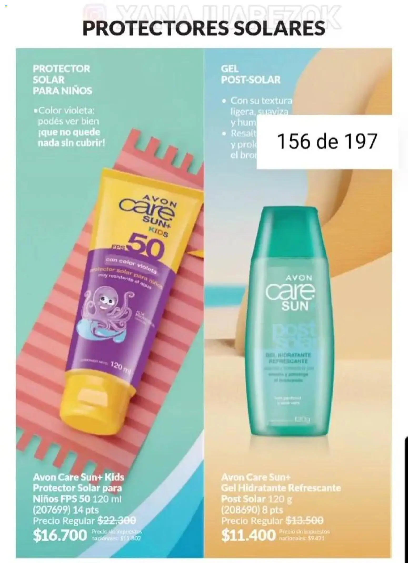 Catálogo AVON Campaña 15/2025 │ válido desde el 23.10.2025 | Página: 136 | Productos: Protector solar, Agua