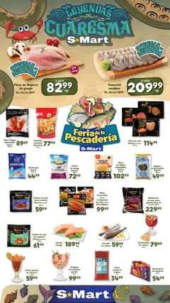 Vista previa de S-Mart folleto Ofertas de feria Nuevo Laredo , nuevo folleto de la tienda, válido en México a partir del 10.03.2026