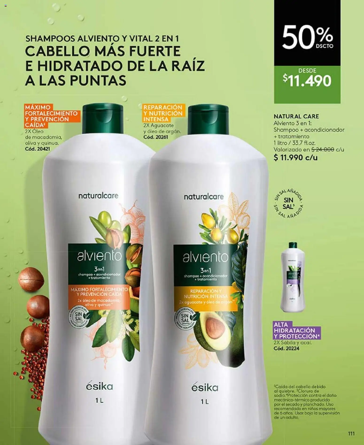 Catálogo Ésika Campaña 1 │ válido desde el 01.01.2026 | Página: 111 | Productos: Oliva, Acondicionador, Shampoo