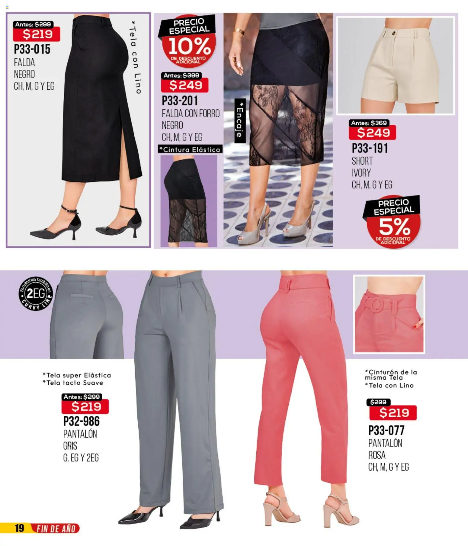 Nuevas ofertas de Cklass válidas en toda la República Mexicana desde el 02.01.2026. ¡Encuentra las mejores ofertas en Cklass catálogo Rebajas de Inicio de Año Ropa! | Página: 20 | Productos: Cinturón, Falda, Short