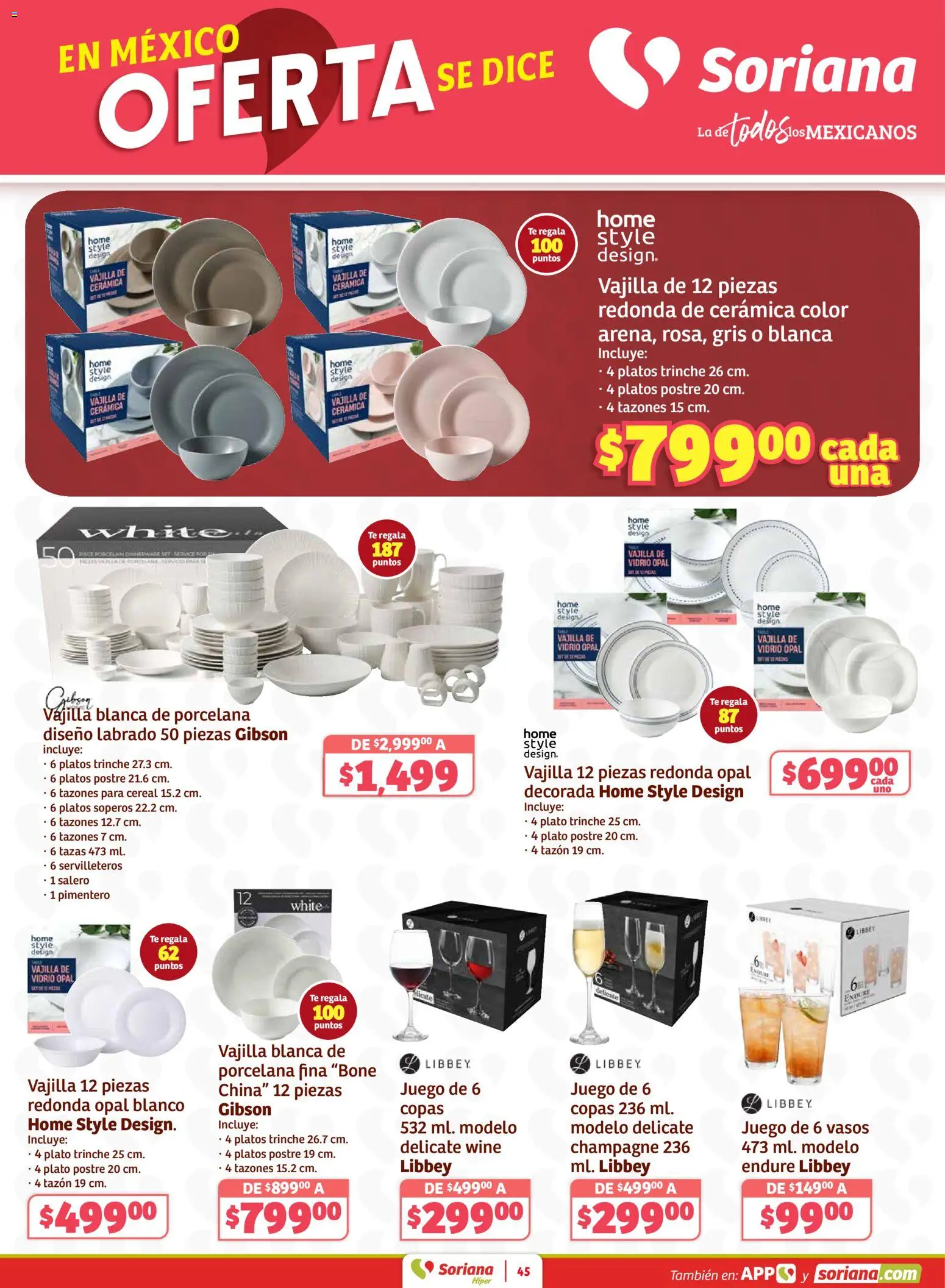 Nuevas ofertas de Soriana válidas en toda la República Mexicana desde el 15.01.2026. ¡Encuentra las mejores ofertas en Soriana - Preciazazaso Híper: Camp, Chia, Oax, Q. Roo, Tab, Yuc! | Página: 46 | Productos: Juego, Sabanas