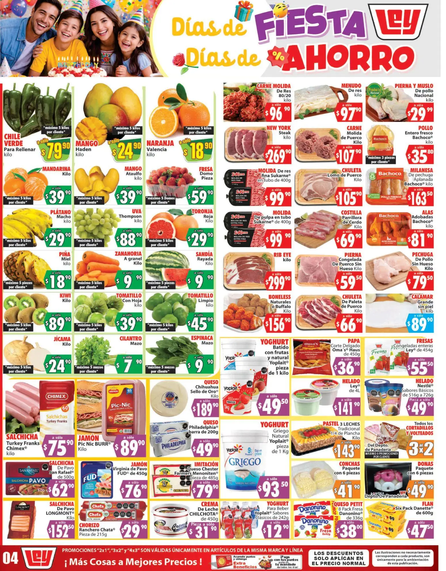 Nuevas ofertas de Casa Ley válidas en toda la República Mexicana desde el 14.04.2026. ¡Encuentra las mejores ofertas en Casa Ley folleto Autoservicio La Paz, BCS! | Página: 1 | Productos: Pollo, Mango, Res, Zanahoria