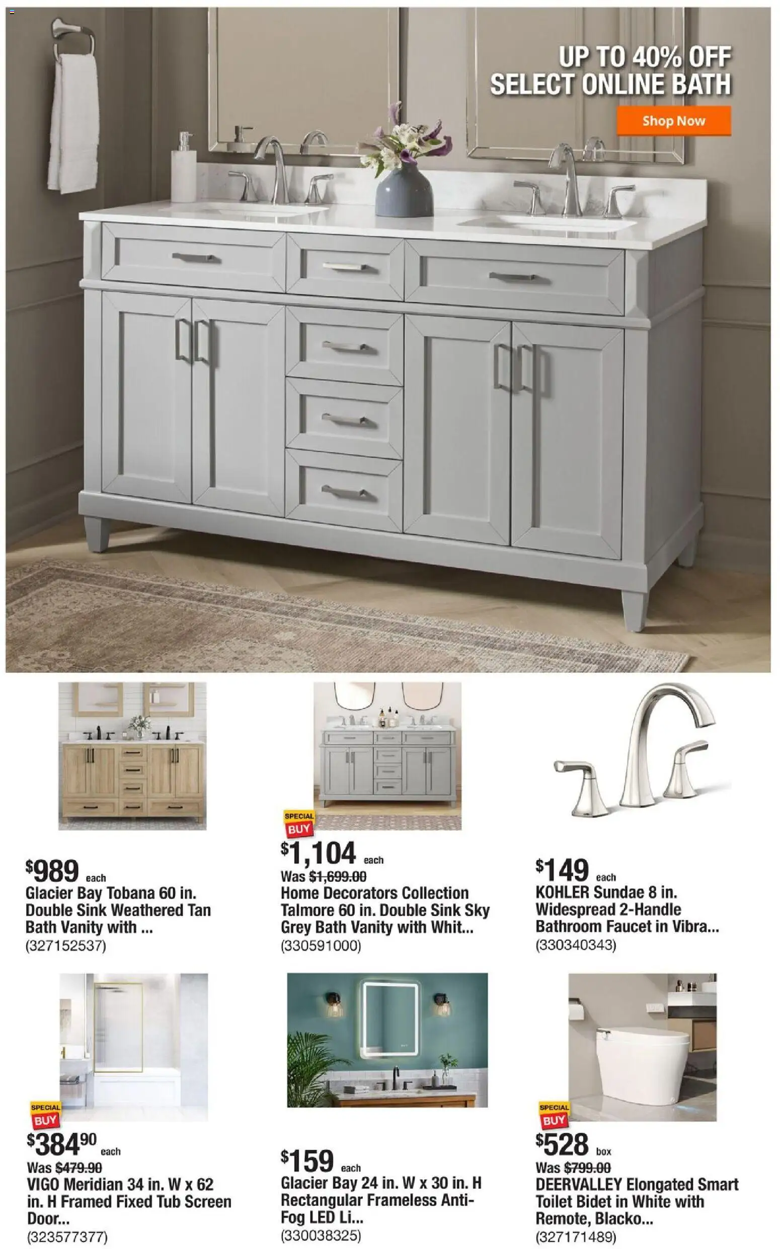 Home Depot Weekly Ad - FL - valid from 23.10.2025 | Page: 2 | Products: Bath