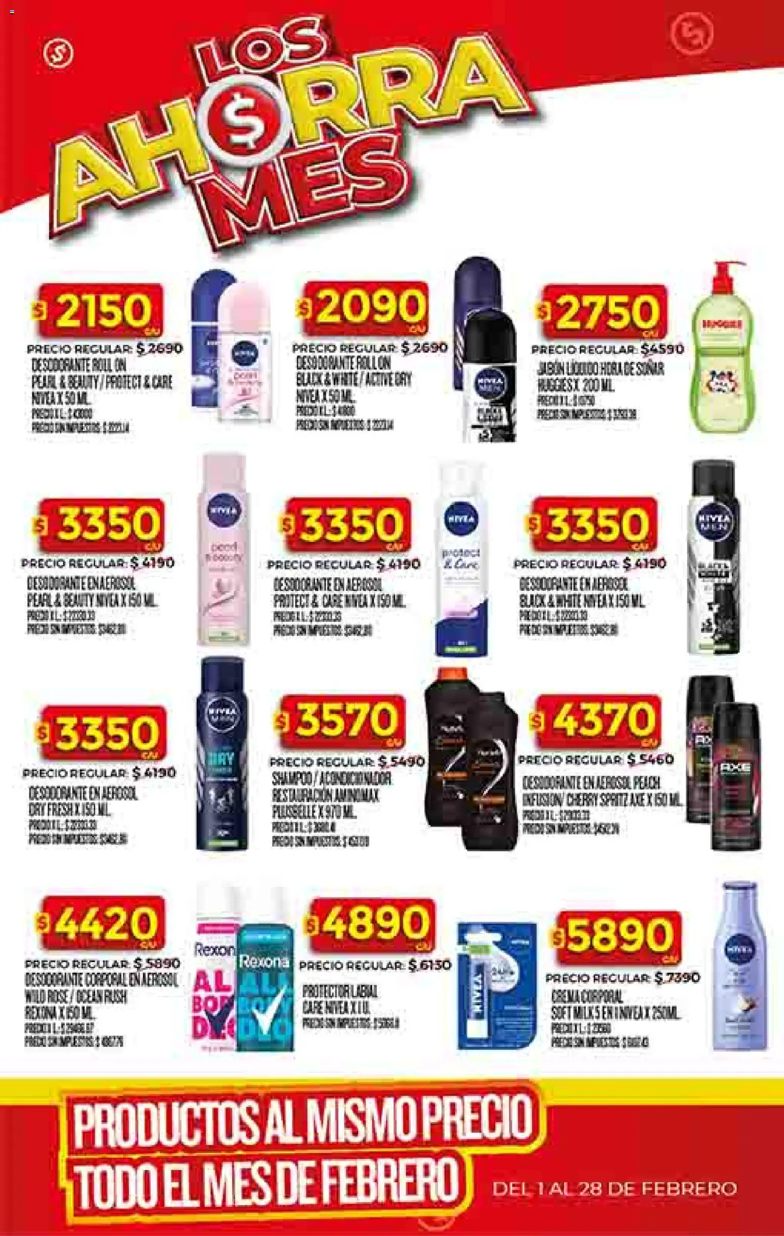 Supermercado DIA Ofertas │ válido desde el 11.02.2026 | Página: 43 | Productos: Shampoo, Jabón, Desodorante, Café