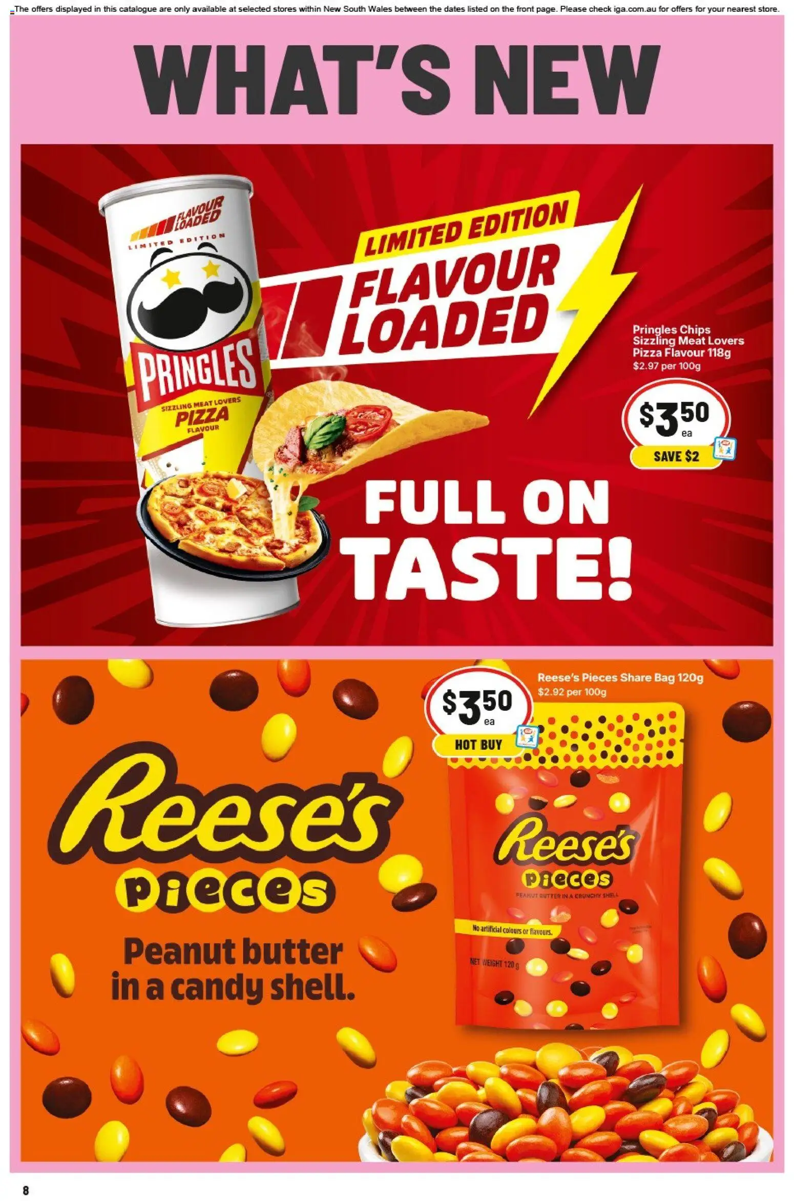 IGA catalogue - valid from 04.02.2026 | Page: 14 | Products: Butter, Pizza, Chips, Weight