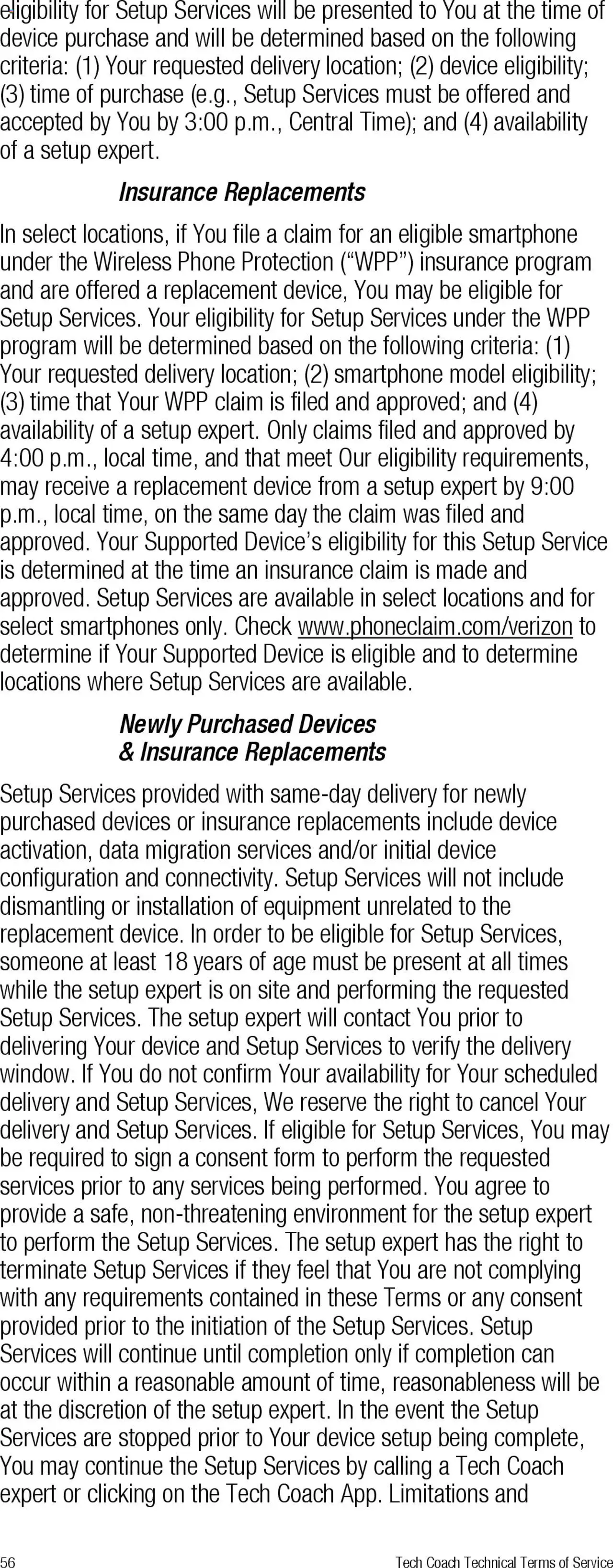 Verizon - Total Mobile Protection for Business and Multi-Devices for Business - valid from 13.03.2025 | Page: 56 | Products: Phone, Smartphone