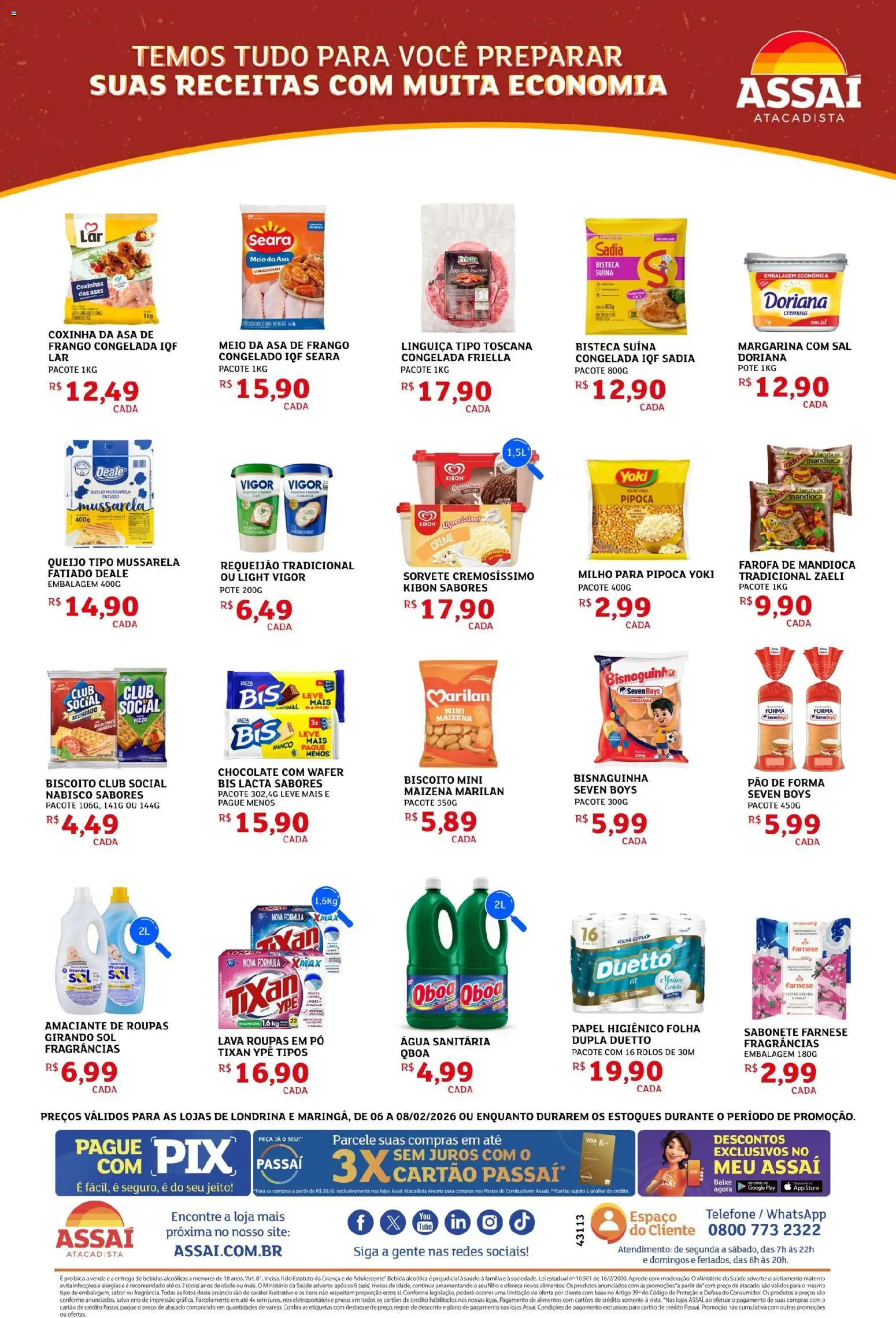 Assaí Atacadista Folheto - válido de 06.02.2026 | Página: 2