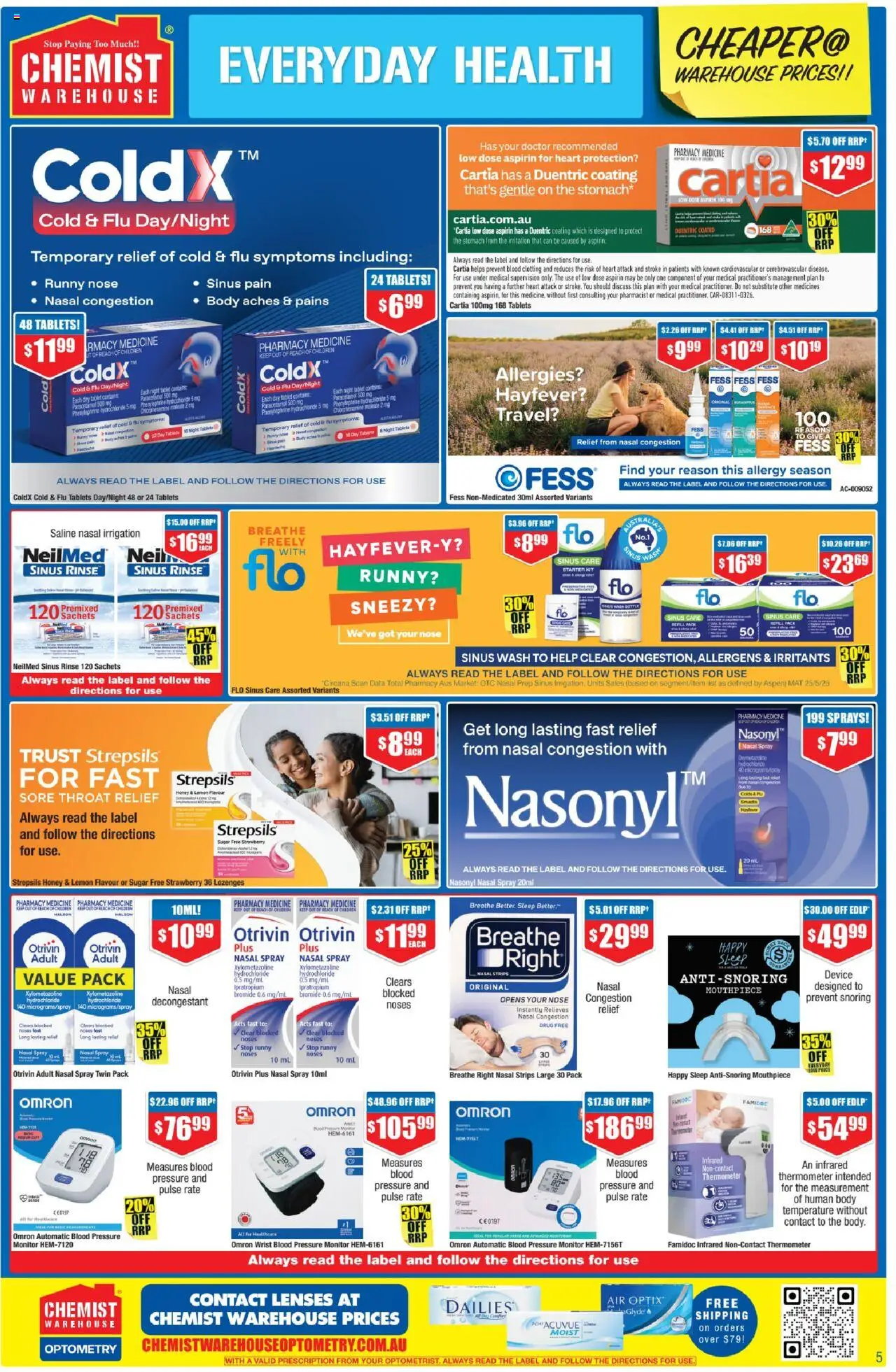 Chemist Warehouse catalogue - valid from 02.10.2025 | Page: 5 | Products: Honey, Lemon, Irrigation, Thermometer