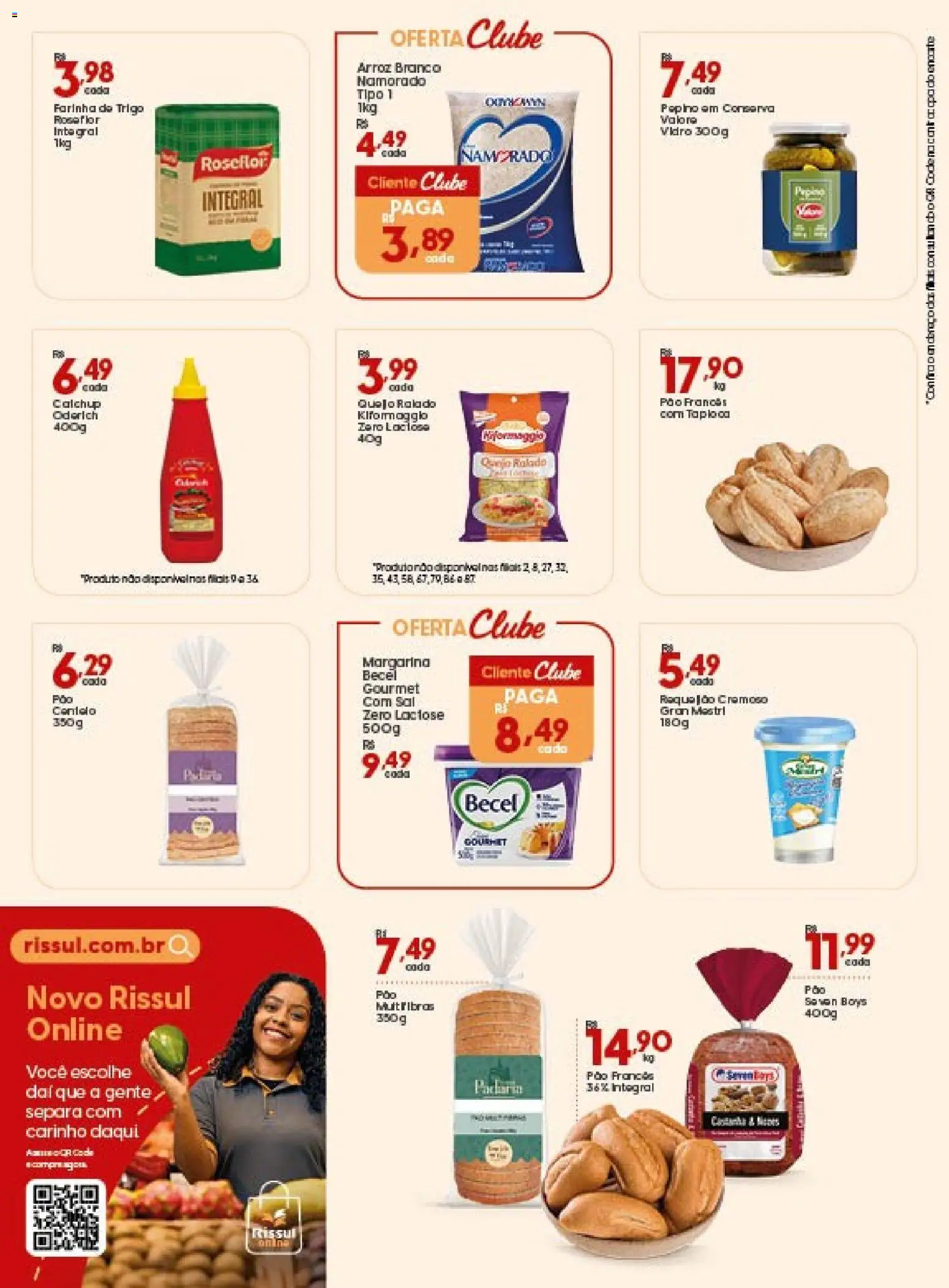 Rissul Folheto - válido de 30.10.2025 | Página: 5 | Produtos: Pão, Sal, Pão francês, Margarina