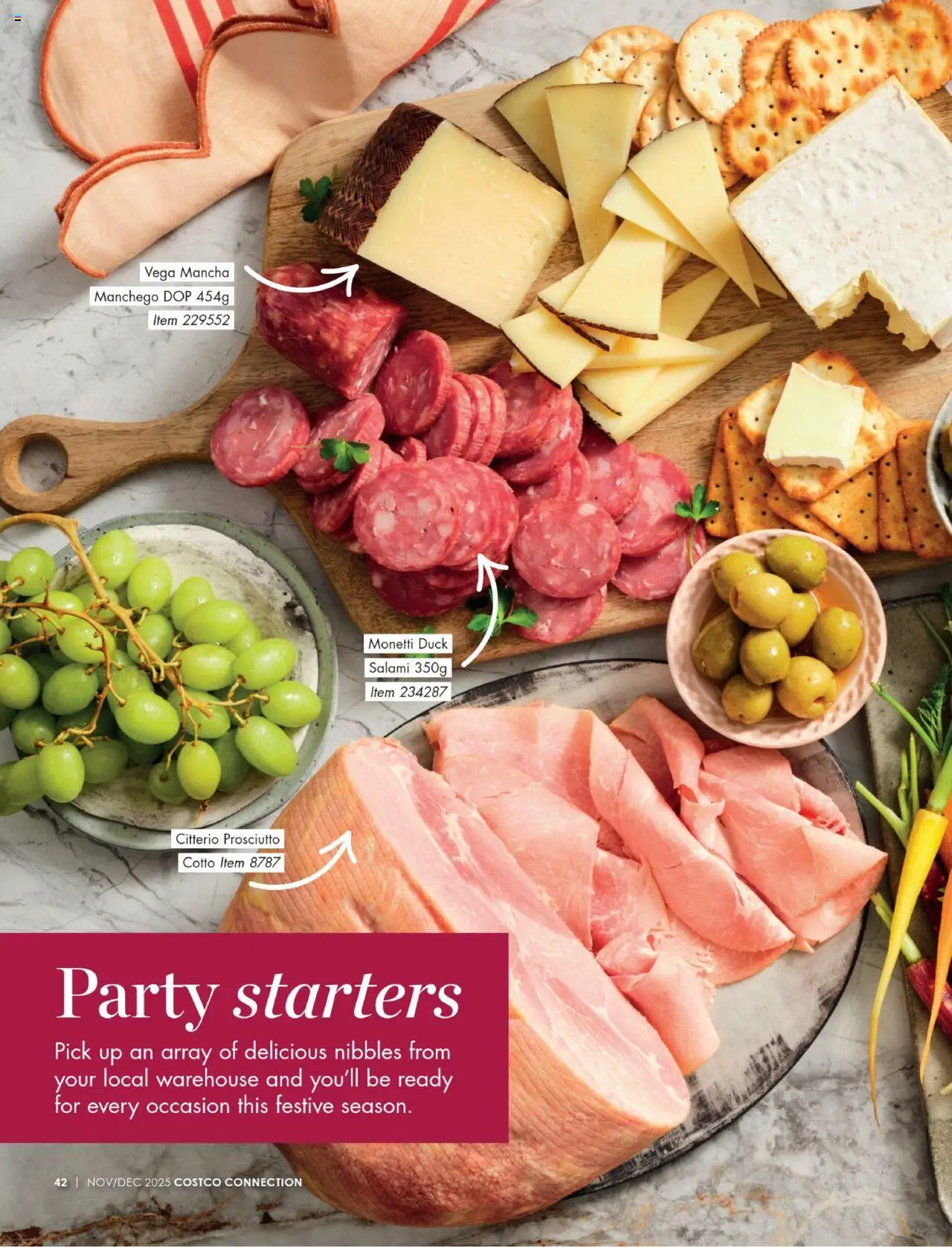 Costco catalogue - valid from 01.11.2025 | Page: 42 | Products: Ham, Turkey, Eggplant, Pavlova