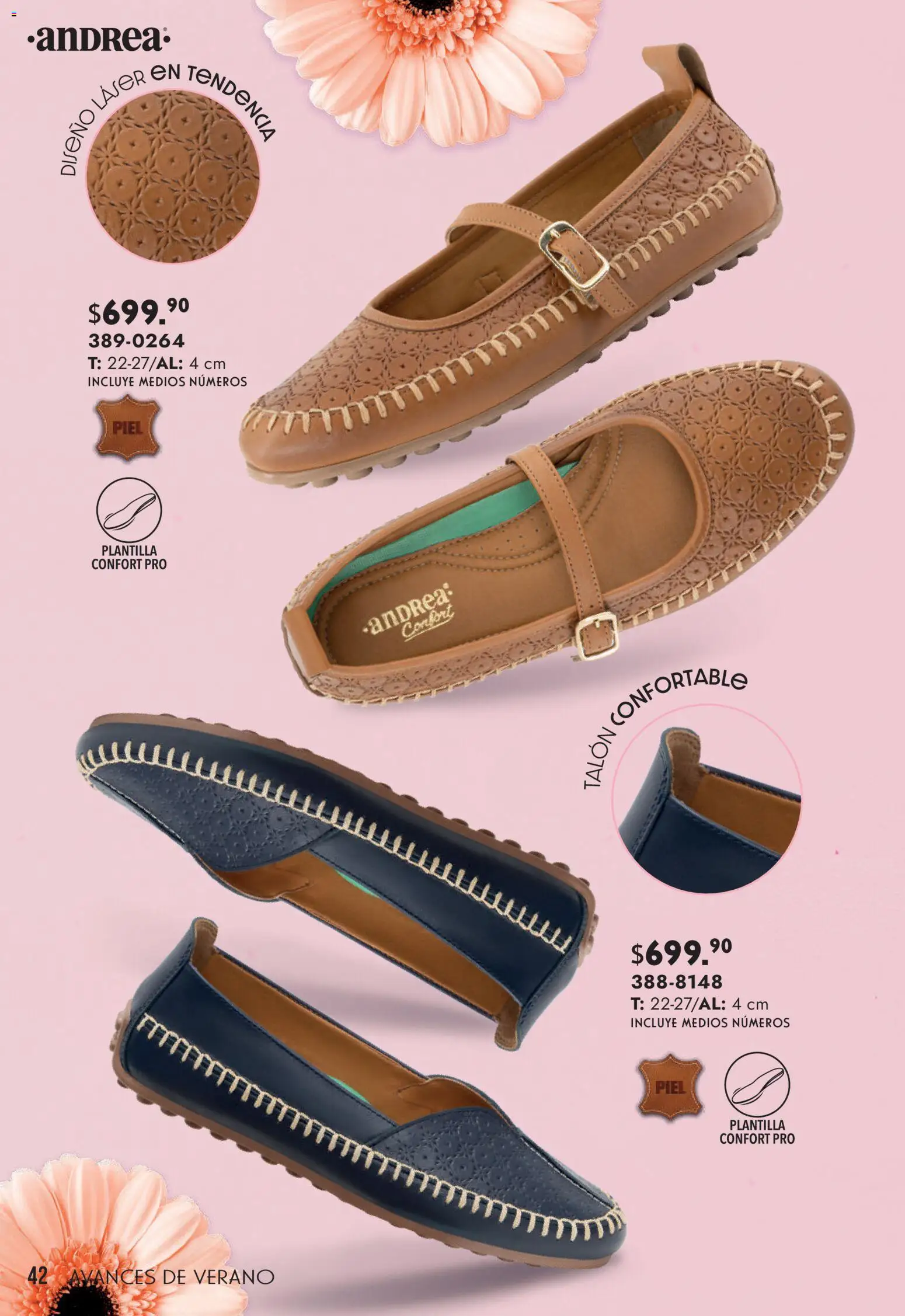 Nuevas ofertas de Andrea válidas en toda la República Mexicana desde el 22.03.2026. ¡Encuentra las mejores ofertas en Andrea catálogo Avances de Verano! | Página: 42