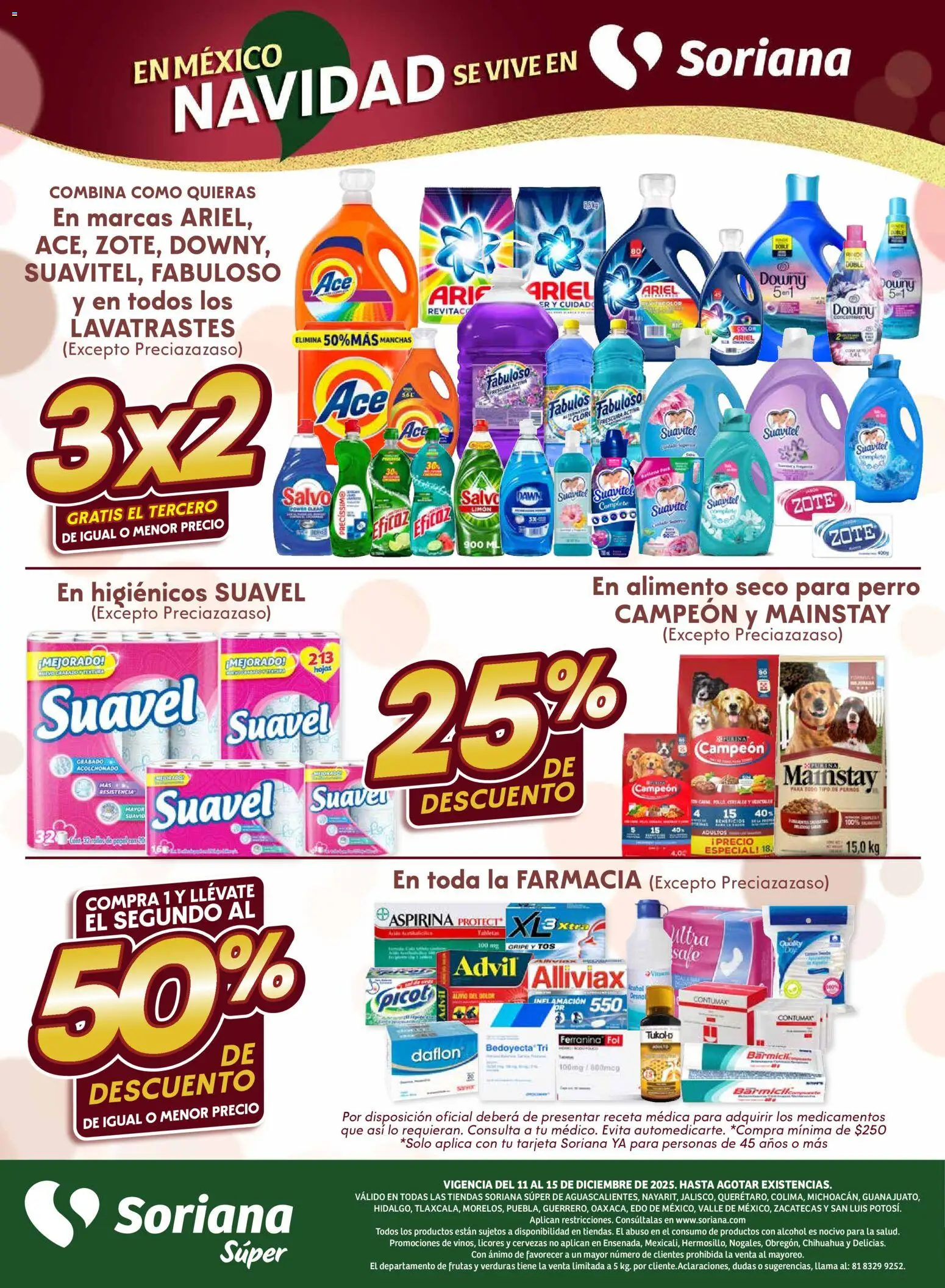 Nuevas ofertas de Soriana válidas en toda la República Mexicana desde el 11.12.2025. ¡Encuentra las mejores ofertas en Soriana - Fin de Semana Súper: Ags, Nay, Jal, Qro, Col, Mich, Gto, Hgo, Tlax, Mor, Pue, Gro, Oax, Edo. de Mex, Valle de México, Za! | Página: 6 | Productos: Limón