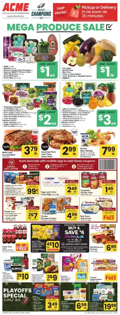 Preview of Acme weekly ads valid from 09.01.2026