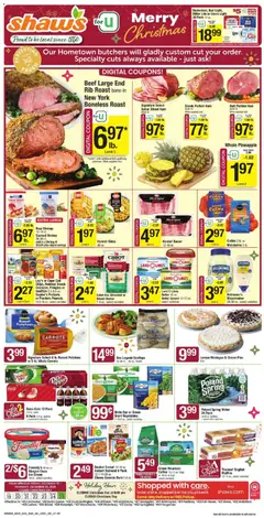 Preview of Shaw's weekly ads valid from 19.12.2025