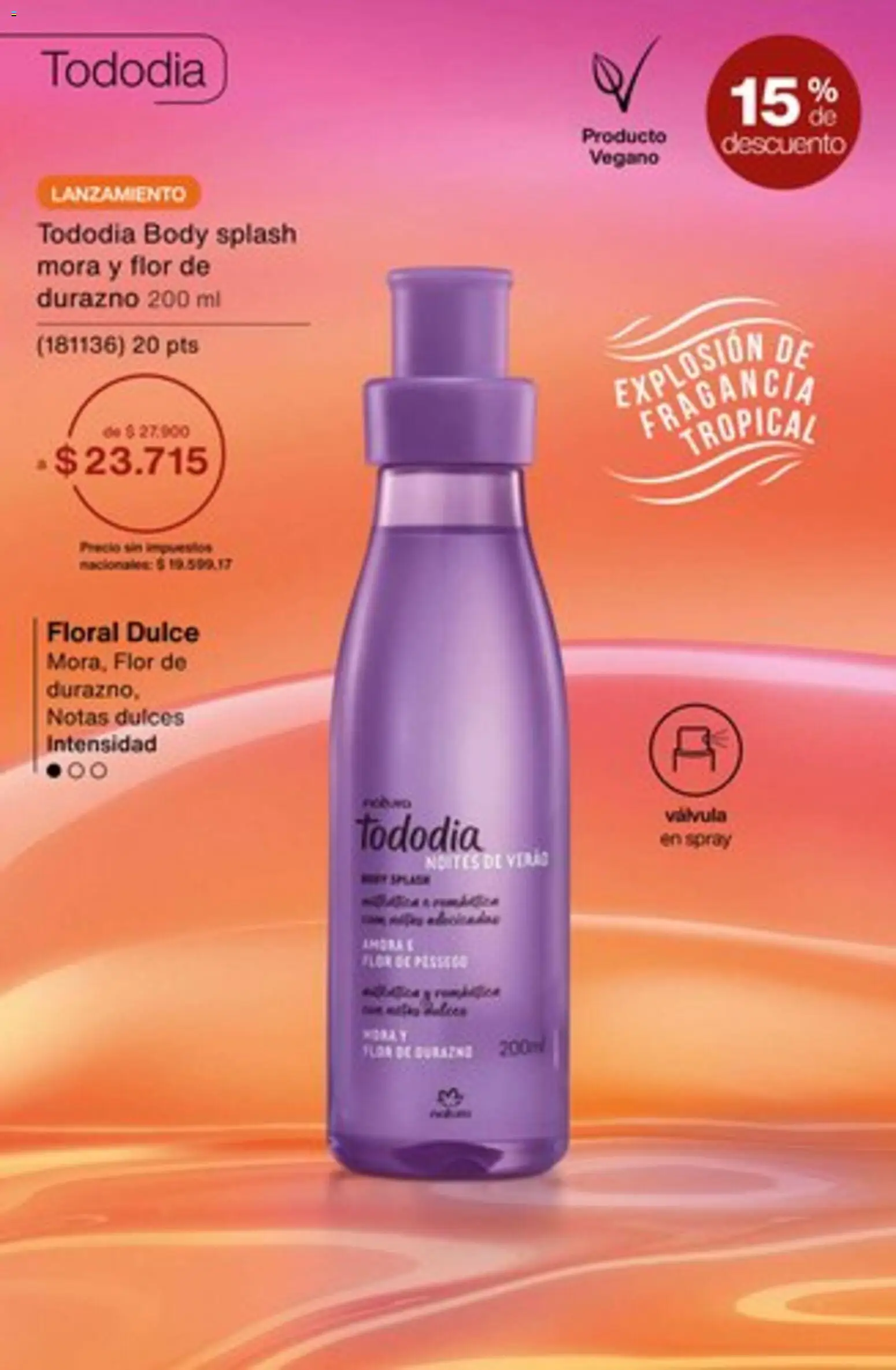 Catálogo Natura Ciclo 1/2026 │ válido desde el 04.12.2025 | Página: 91 | Productos: Body, Durazno, Fragancia