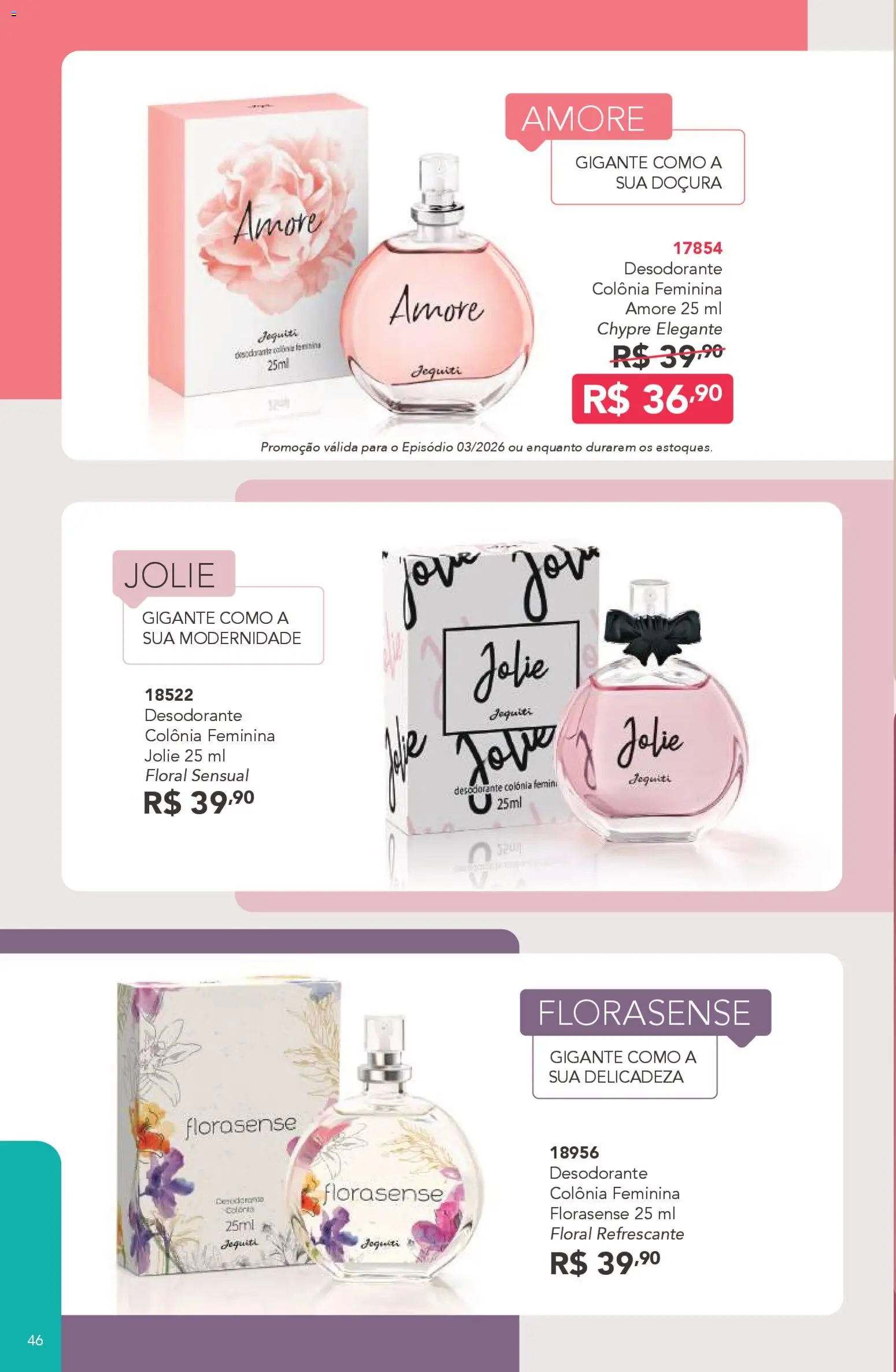 Jequiti Folheto - válido de 20.02.2026 | Página: 46 | Produtos: Desodorante