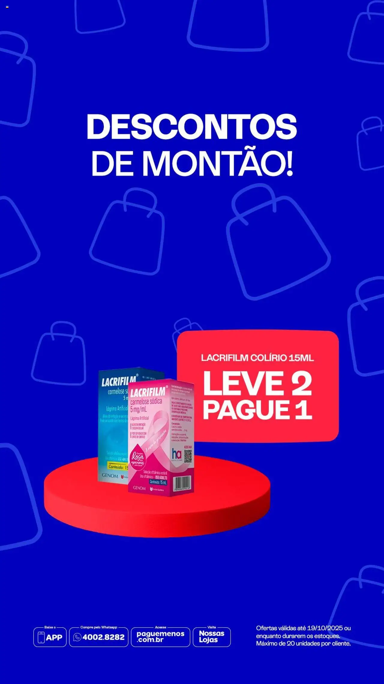 Pague Menos Folheto - válido de 13.10.2025 | Página: 5 | Produtos: Lentes de contato