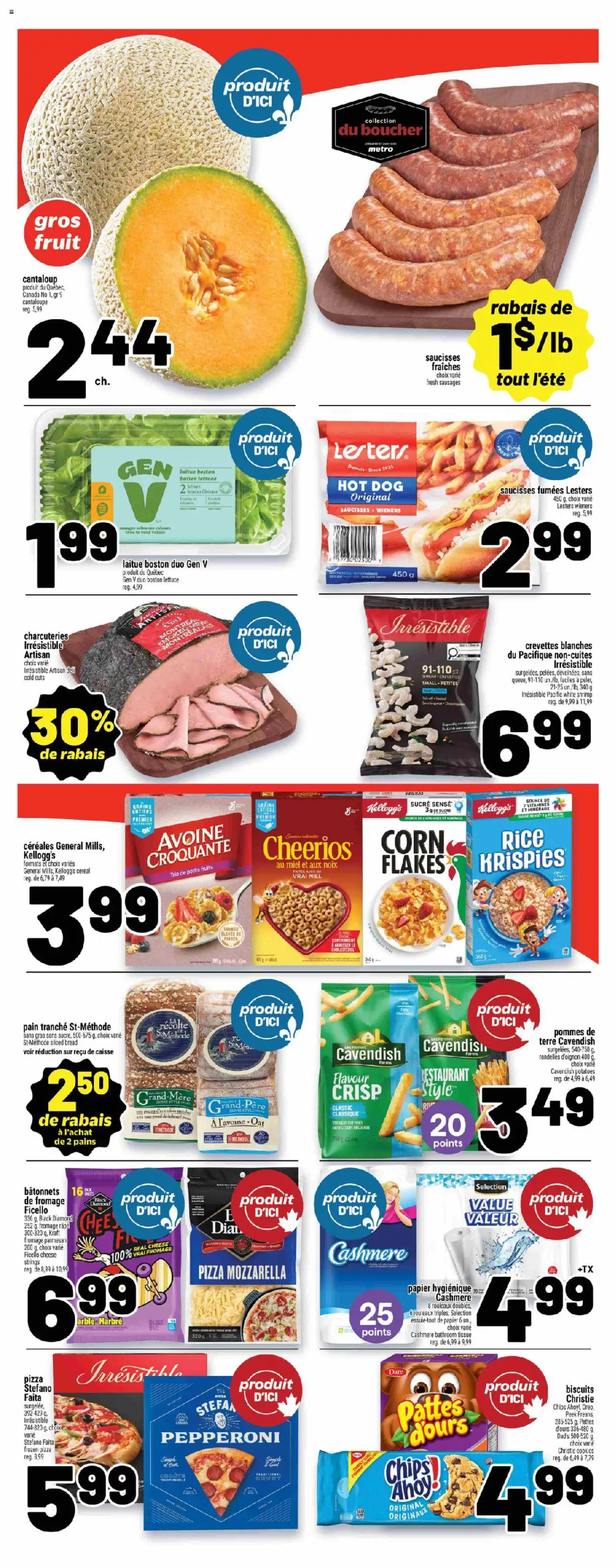 Metro flyer valid from 31.07.2025 | Page: 2 | Products: Rice, Cookies, Potatoes, Cheese
