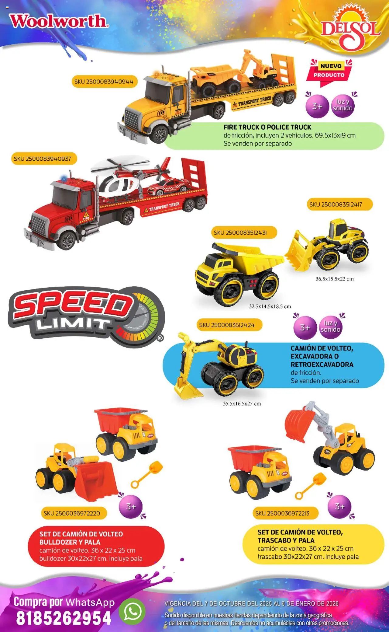 Nuevas ofertas de Del Sol y Woolworth válidas en toda la República Mexicana desde el 07.10.2025. ¡Encuentra las mejores ofertas en Del Sol y Woolworth - Catálogo Castillo Del Juguete! | Página: 162 | Productos: Pala