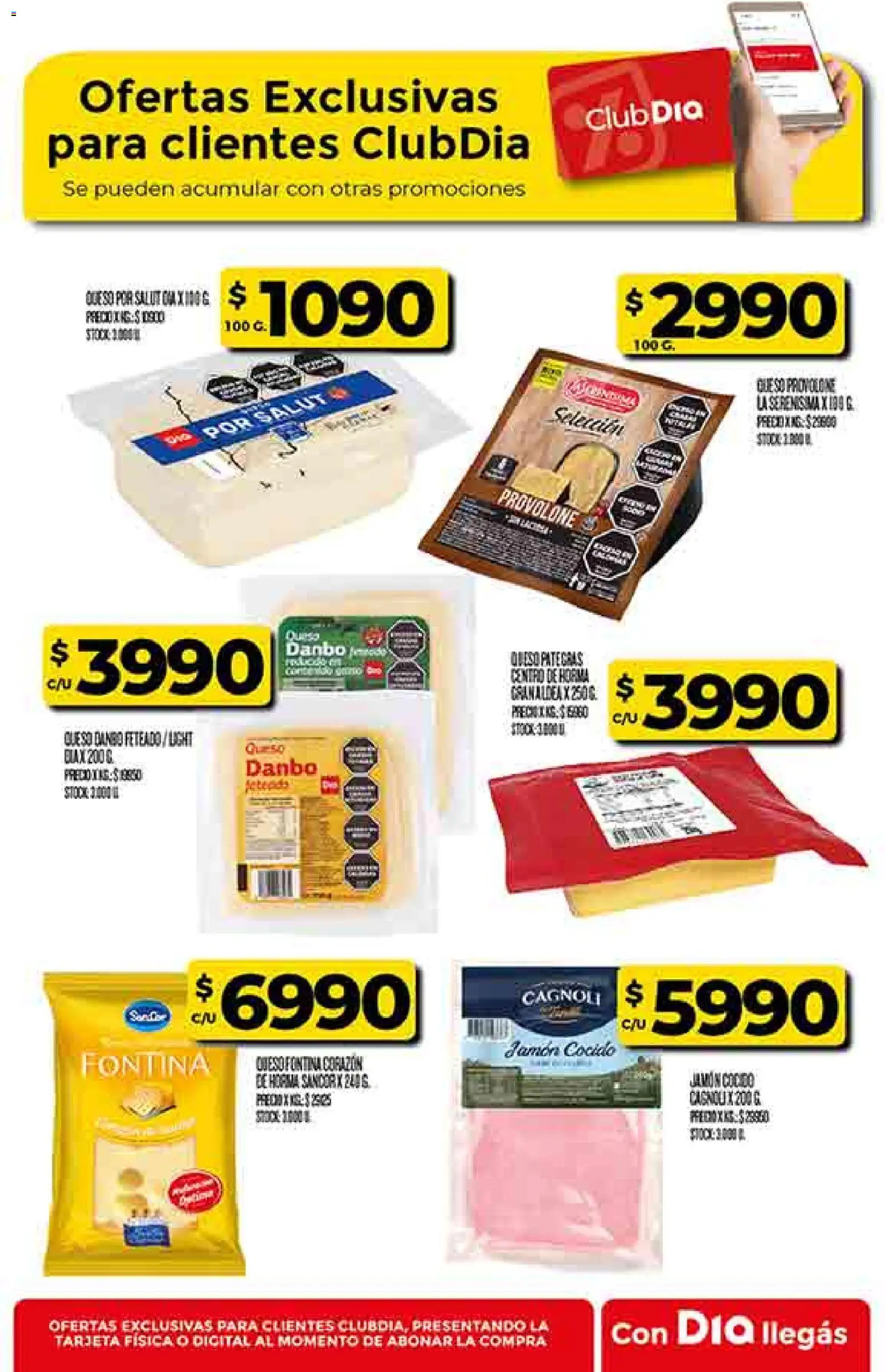 Supermercado DIA Ofertas │ válido desde el 19.11.2025 | Página: 48 | Productos: Jamón cocido, Queso, Jamón