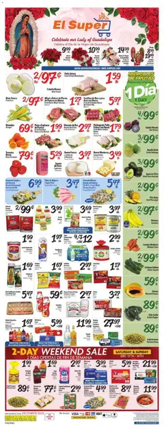 Preview of El Super weekly ads valid from 10.12.2025