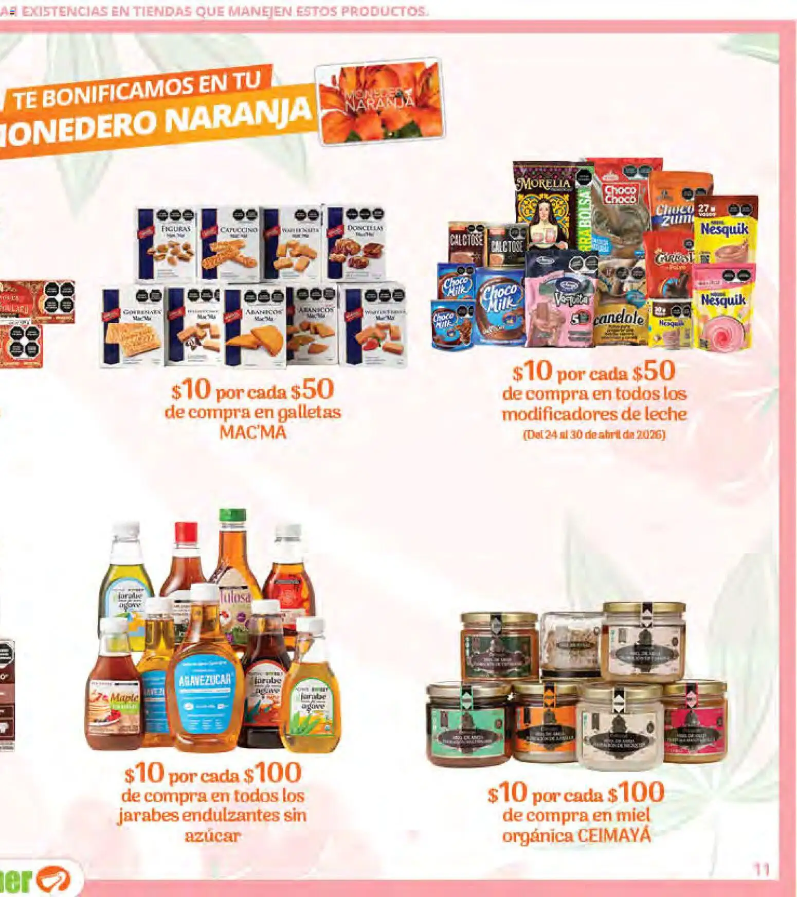 Nuevas ofertas de La Comer válidas en toda la República Mexicana desde el 24.04.2026. ¡Encuentra las mejores ofertas en La Comer folleto Mamá es lo más importante! | Página: 21 | Productos: Azúcar, Leche, Galletas, Té
