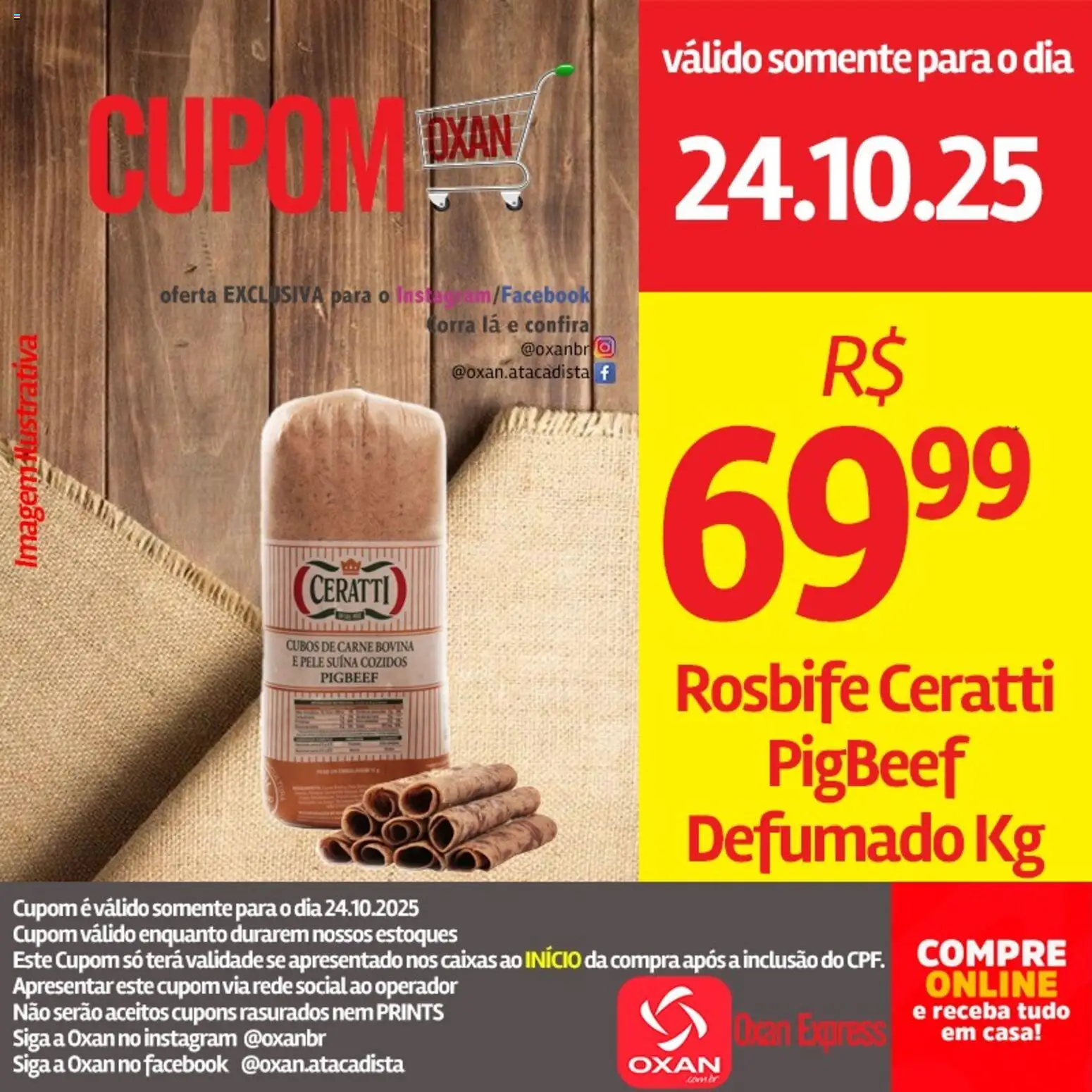 Oxan Atacadista Folheto - válido de 24.10.2025 | Página: 2 | Produtos: Carne