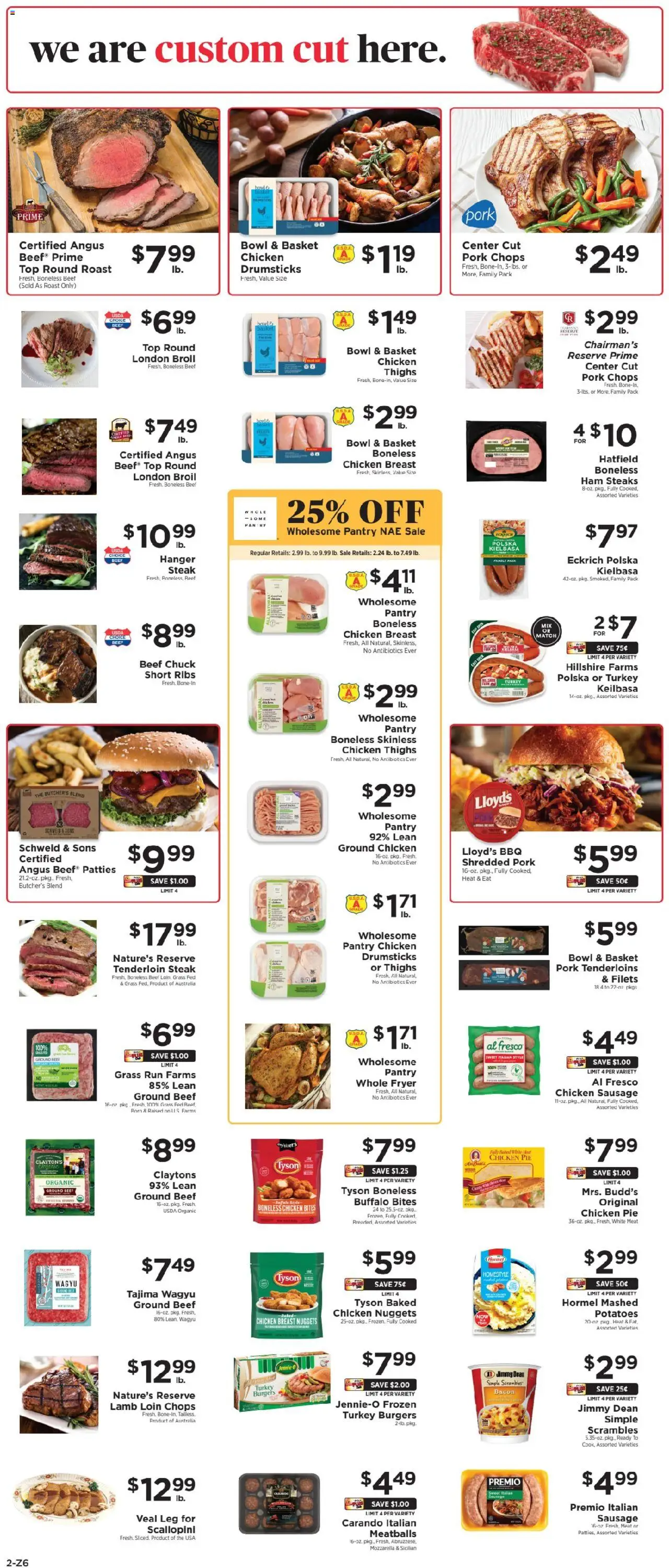 ShopRite Weekly Ad - valid from 02.10.2025 | Page: 3 | Products: Basket, Ham, Beef, Potatoes