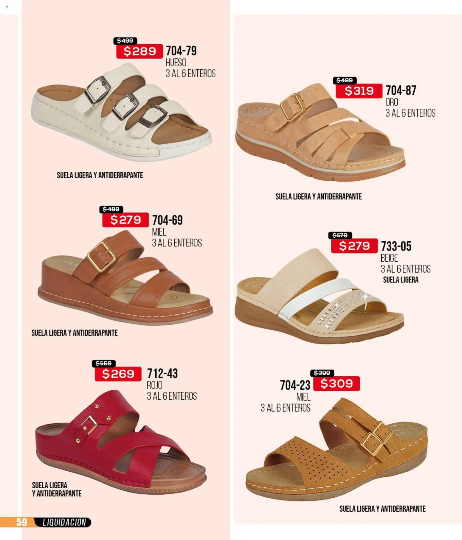 Nuevas ofertas de Cklass válidas en toda la República Mexicana desde el 18.03.2026. ¡Encuentra las mejores ofertas en Cklass catálogo Liquidación total calzado! | Página: 60