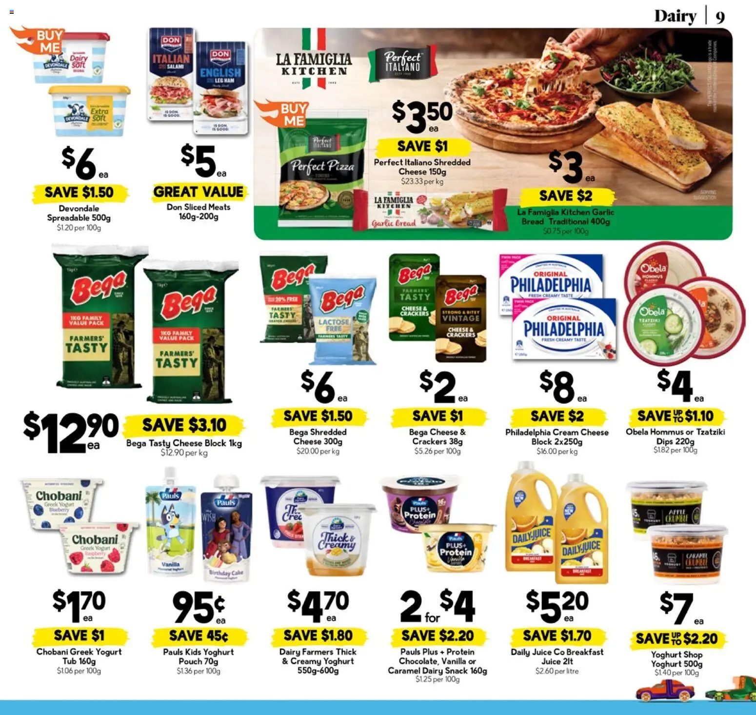 Drakes catalogue - valid from 29.10.2025 | Page: 9 | Products: Dairy, Ham, Pizza, Cream